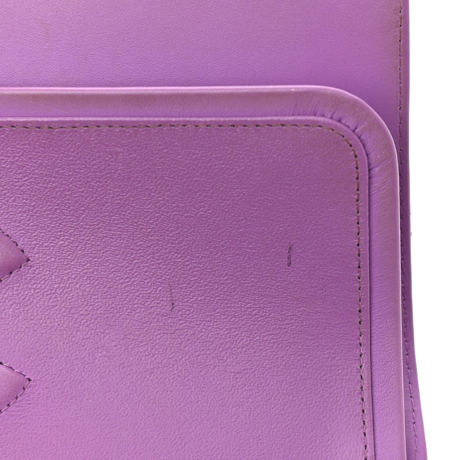 Chanel Patent Quilted Medium Double Flap Light Purple 11 of 11