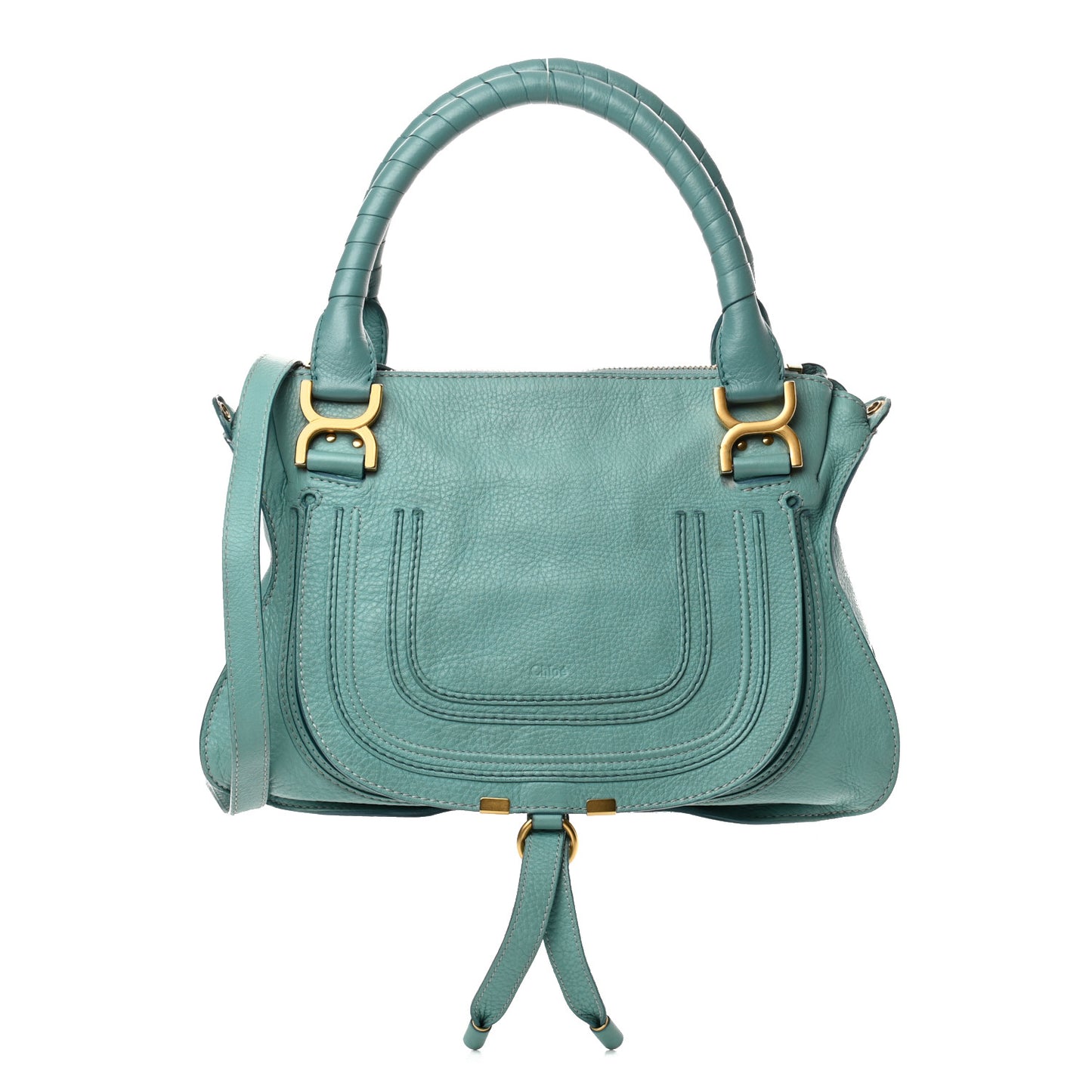 Calfskin Medium Marcie Satchel Fresh Mint