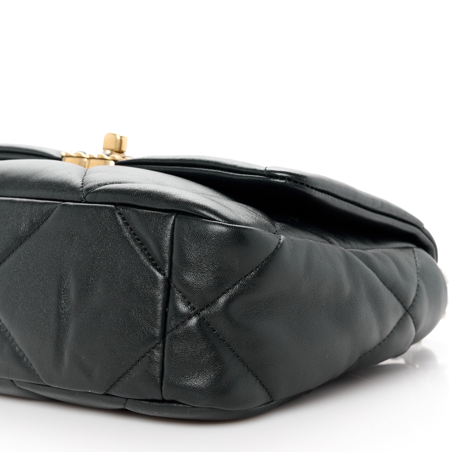Chanel Lambskin Quilted Medium Chanel 19 Flap Black 10 of 10