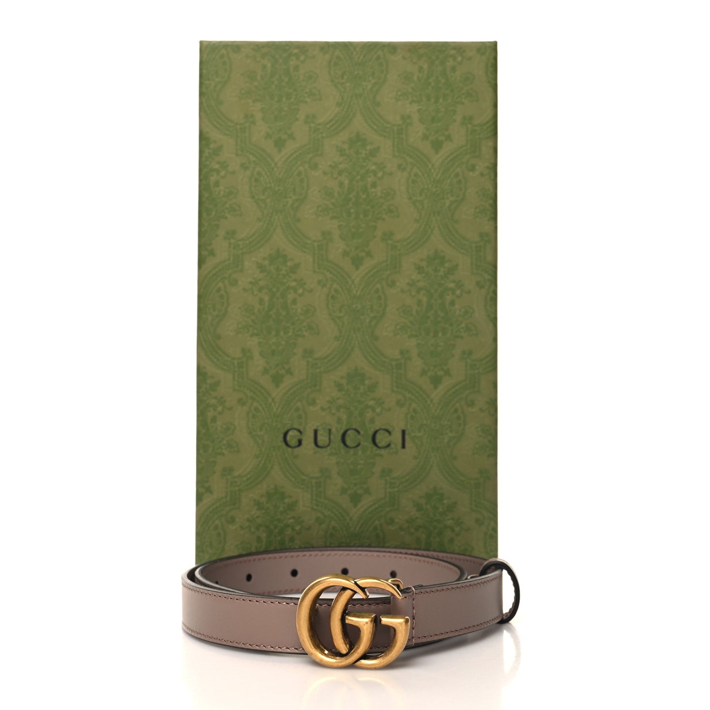 Calfskin Double G 20mm Belt 65 26 80/32 Porcelain Rose