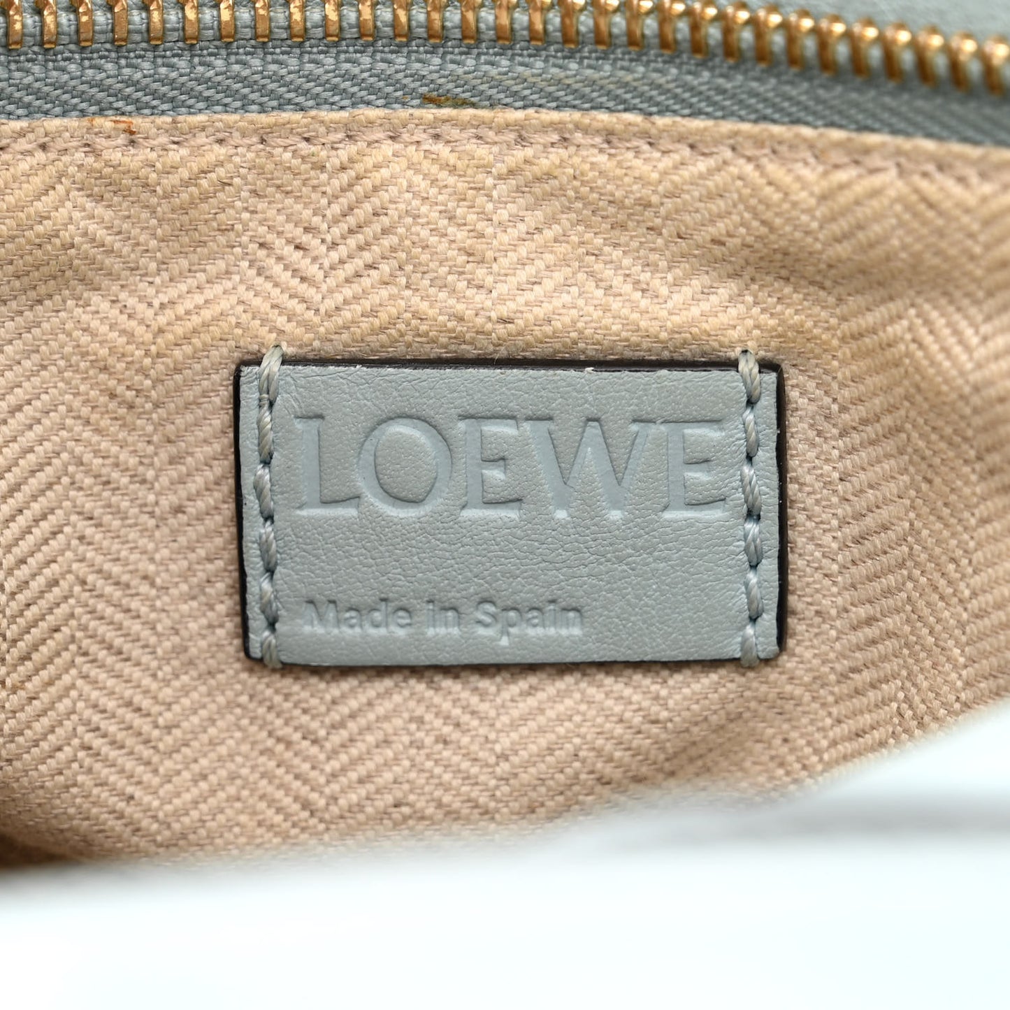 Calfskin Small Puzzle Bag Light Blue