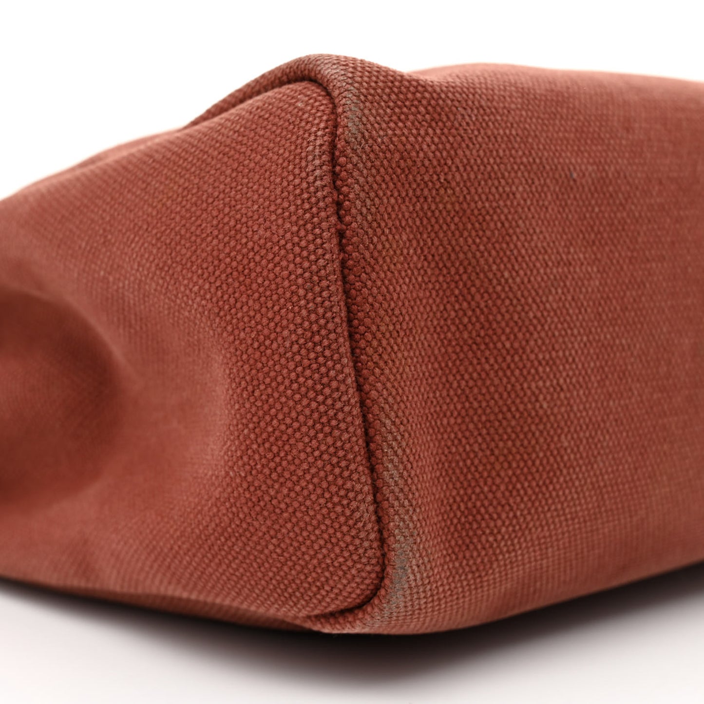 Toile Vache Calfskin Herbag 30 PM Havane