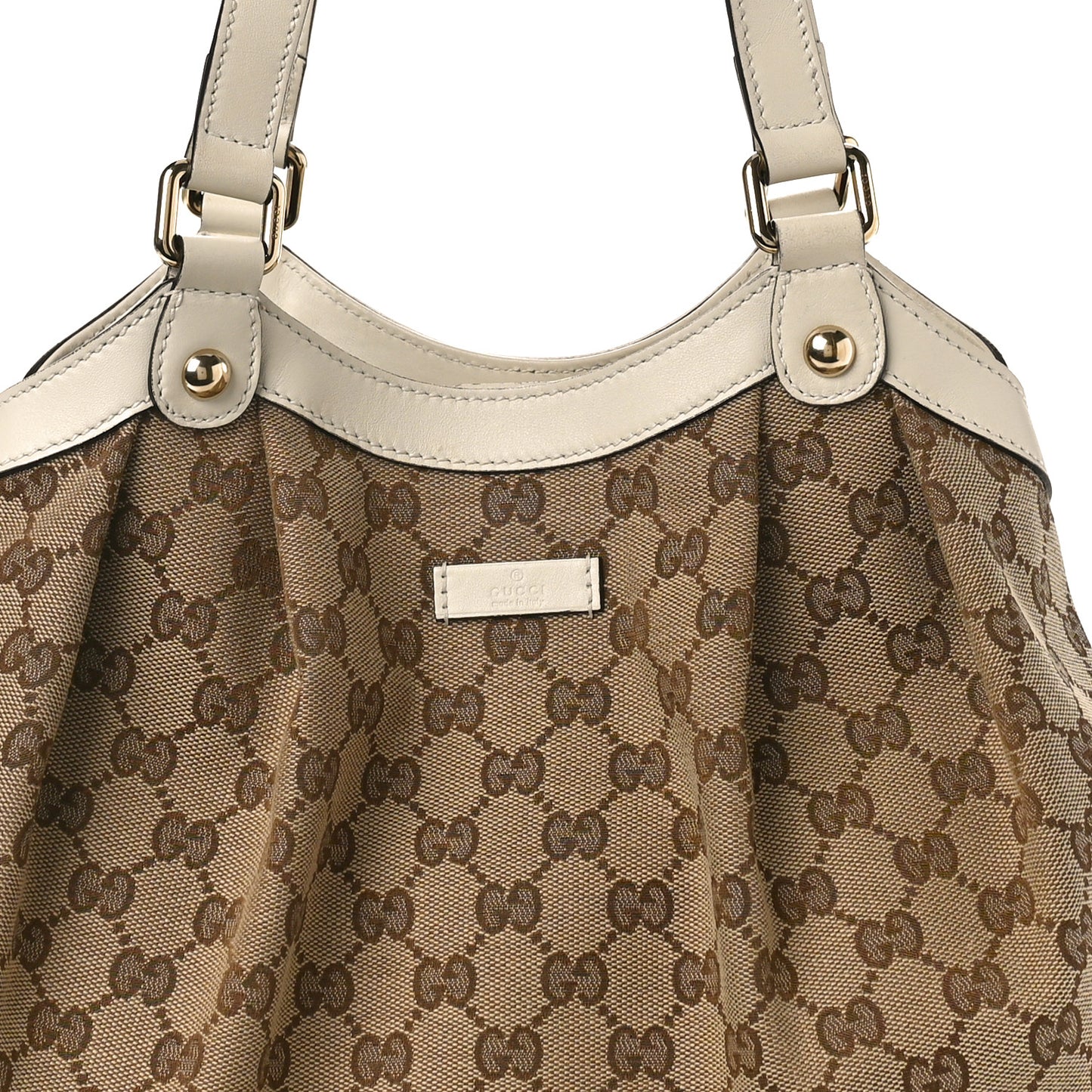 Monogram Shoulder Bag White