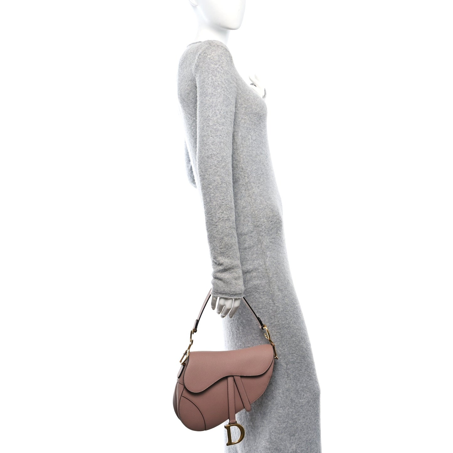 Grained Calfskin Saddle Bag Fard