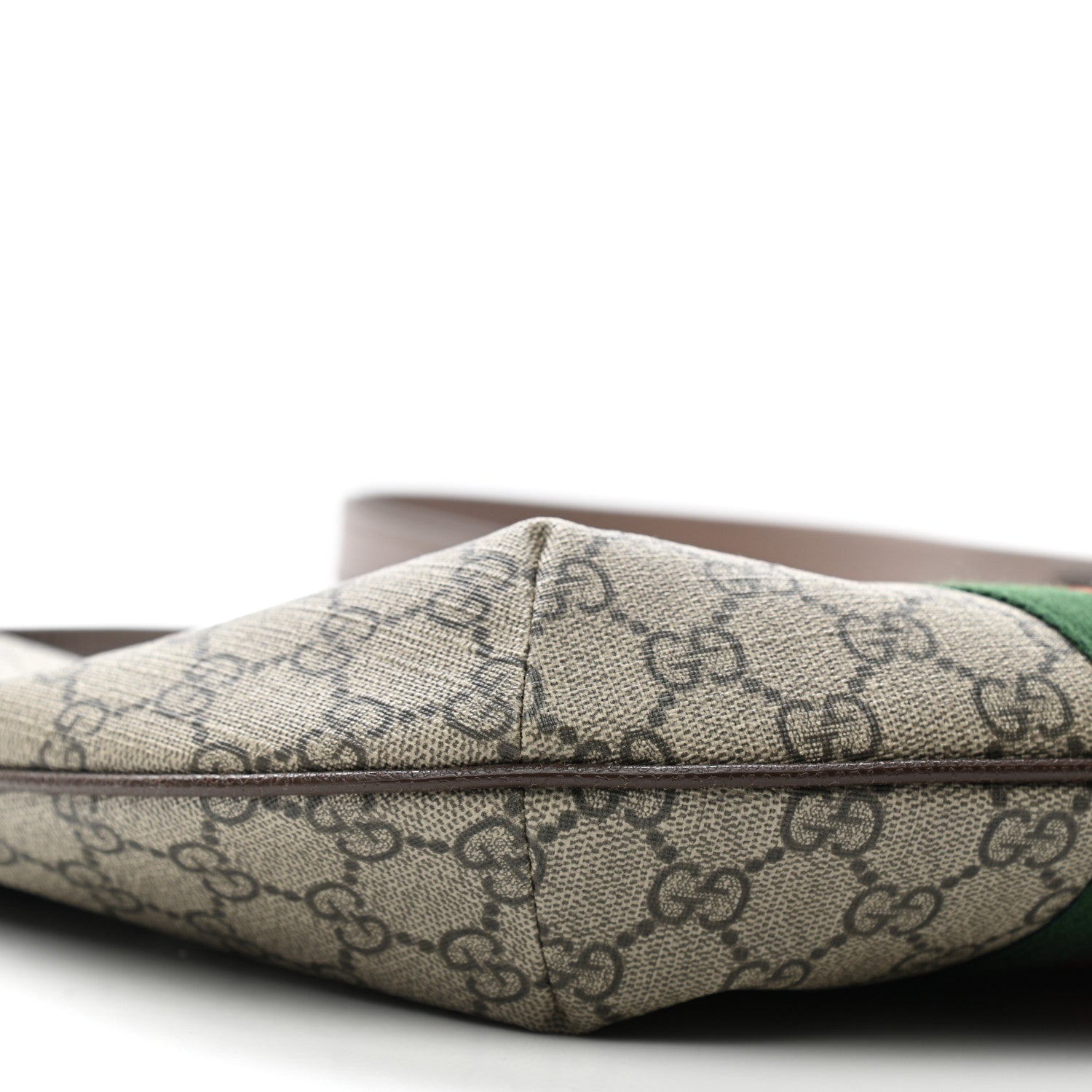 Gucci GG Supreme Monogram Web Small Ophidia Half Moon Hobo Brown 9 of 12