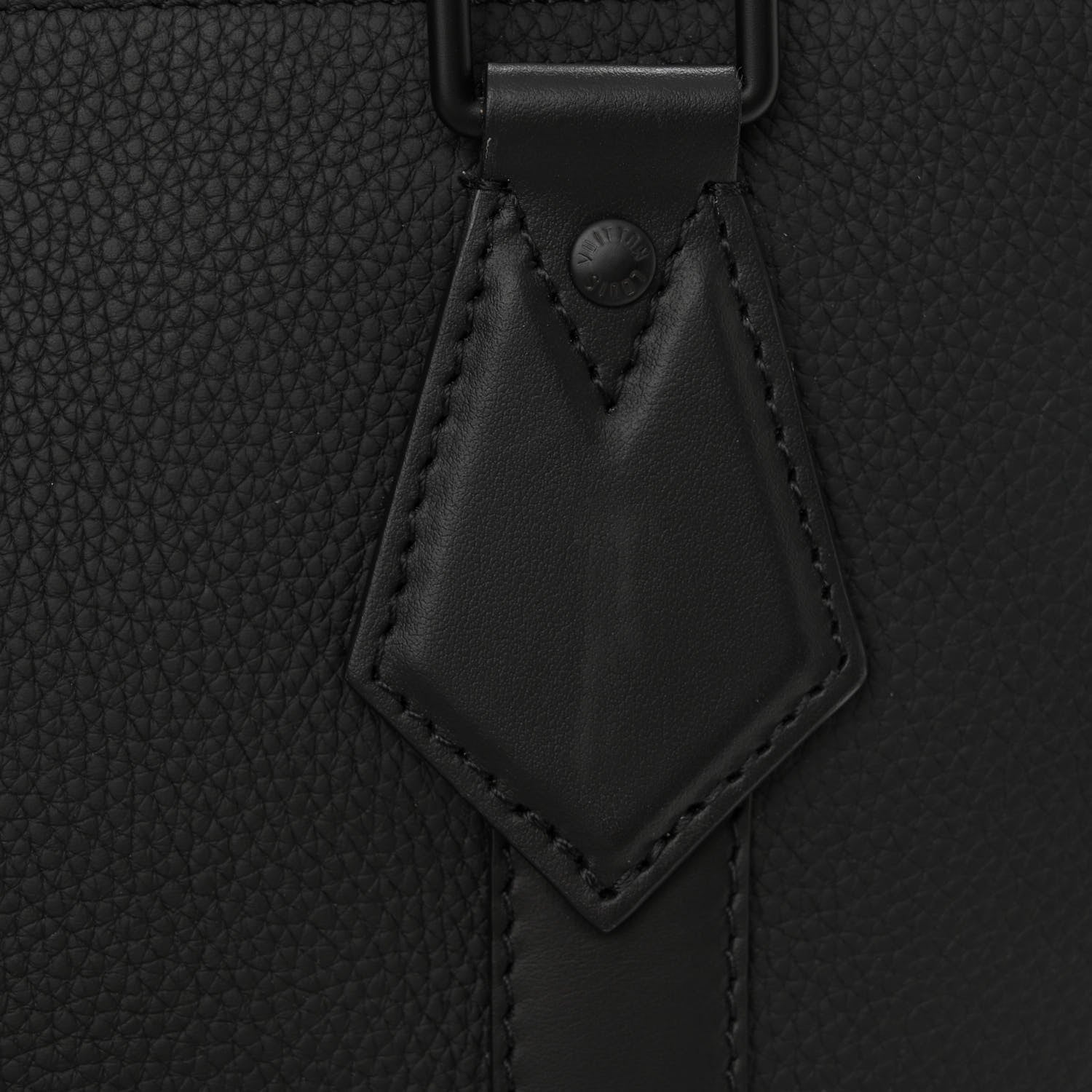 Louis Vuitton Calfskin Aerogram Takeoff Briefcase Black 9 of 11