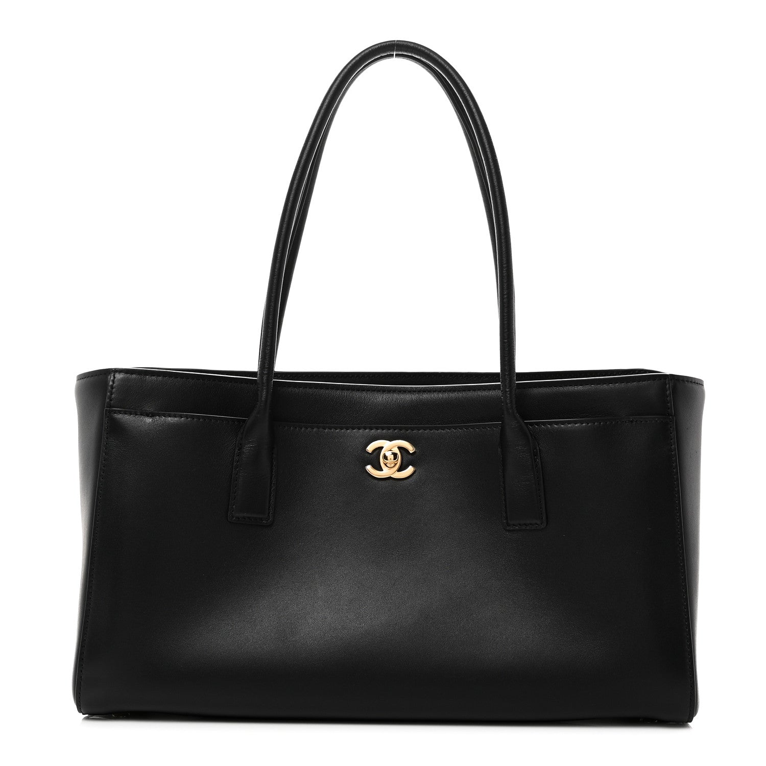 Chanel Calfskin Archetype Small Shopping Tote Black 1883442