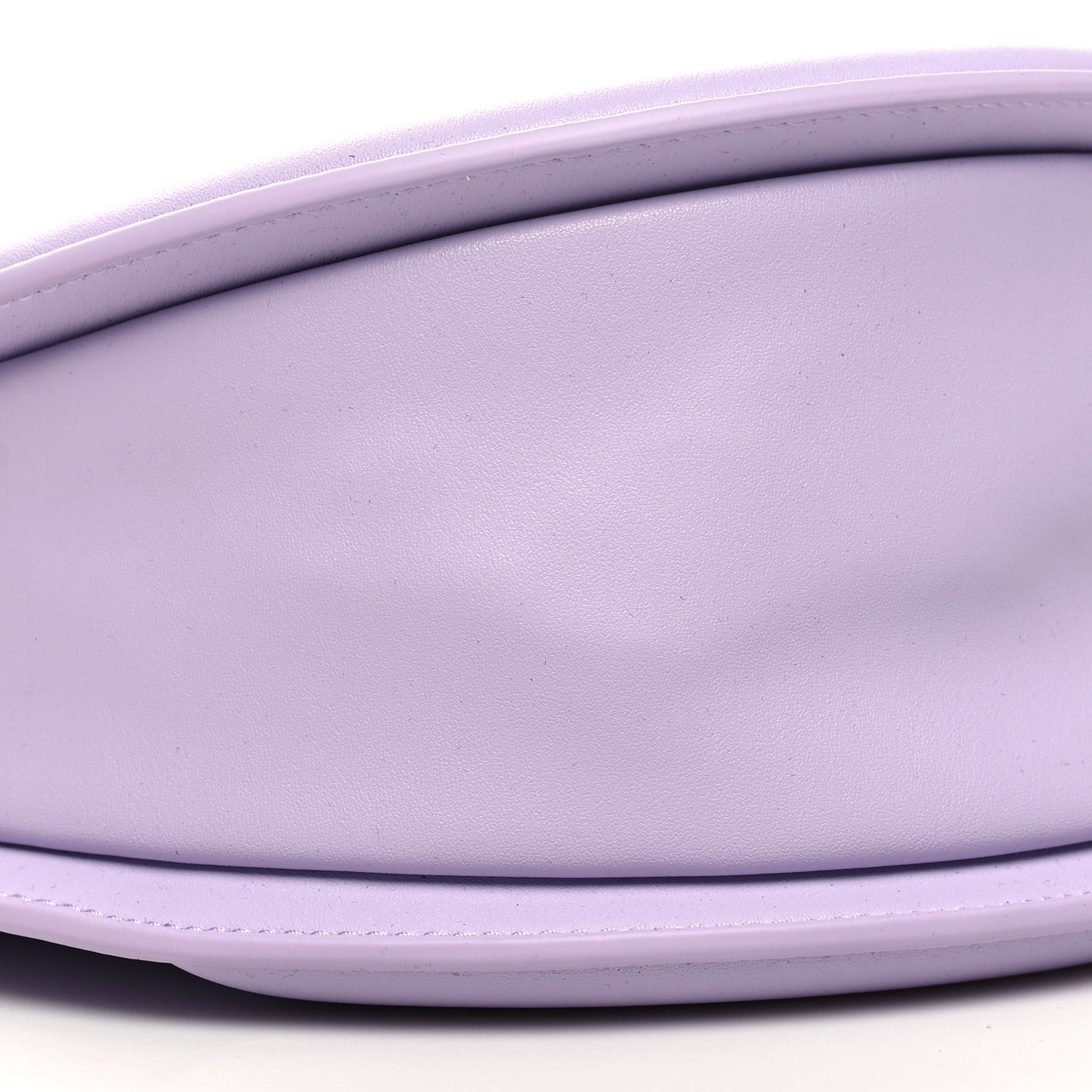 Vegan Leather Round Circle Bag Lavender