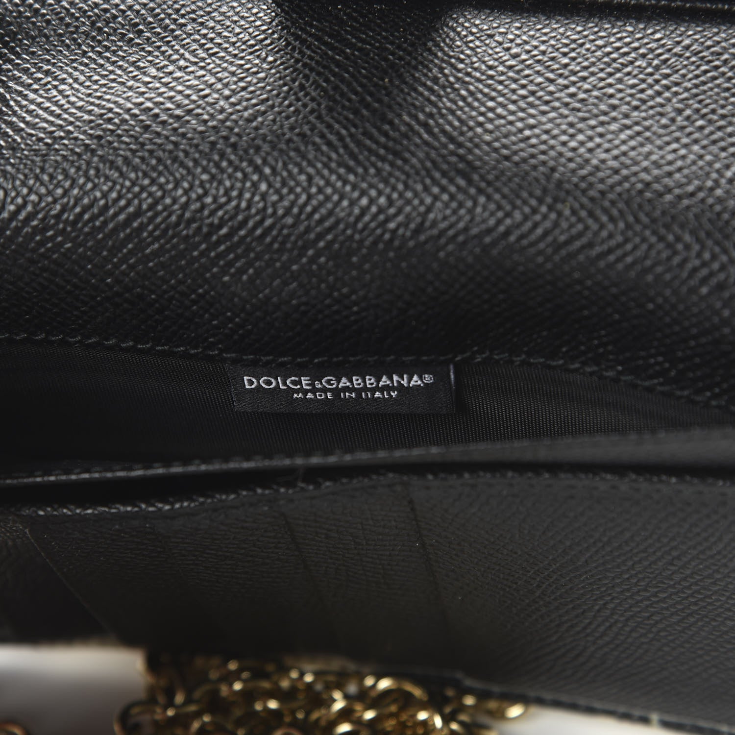 Dolce & Gabbana Dauphine Tulip Print Mini Von Bag Black 14 of 19