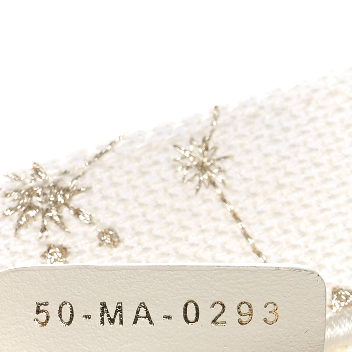 Canvas Embroidered Medium Butterfly Zodiac Book Tote Gold