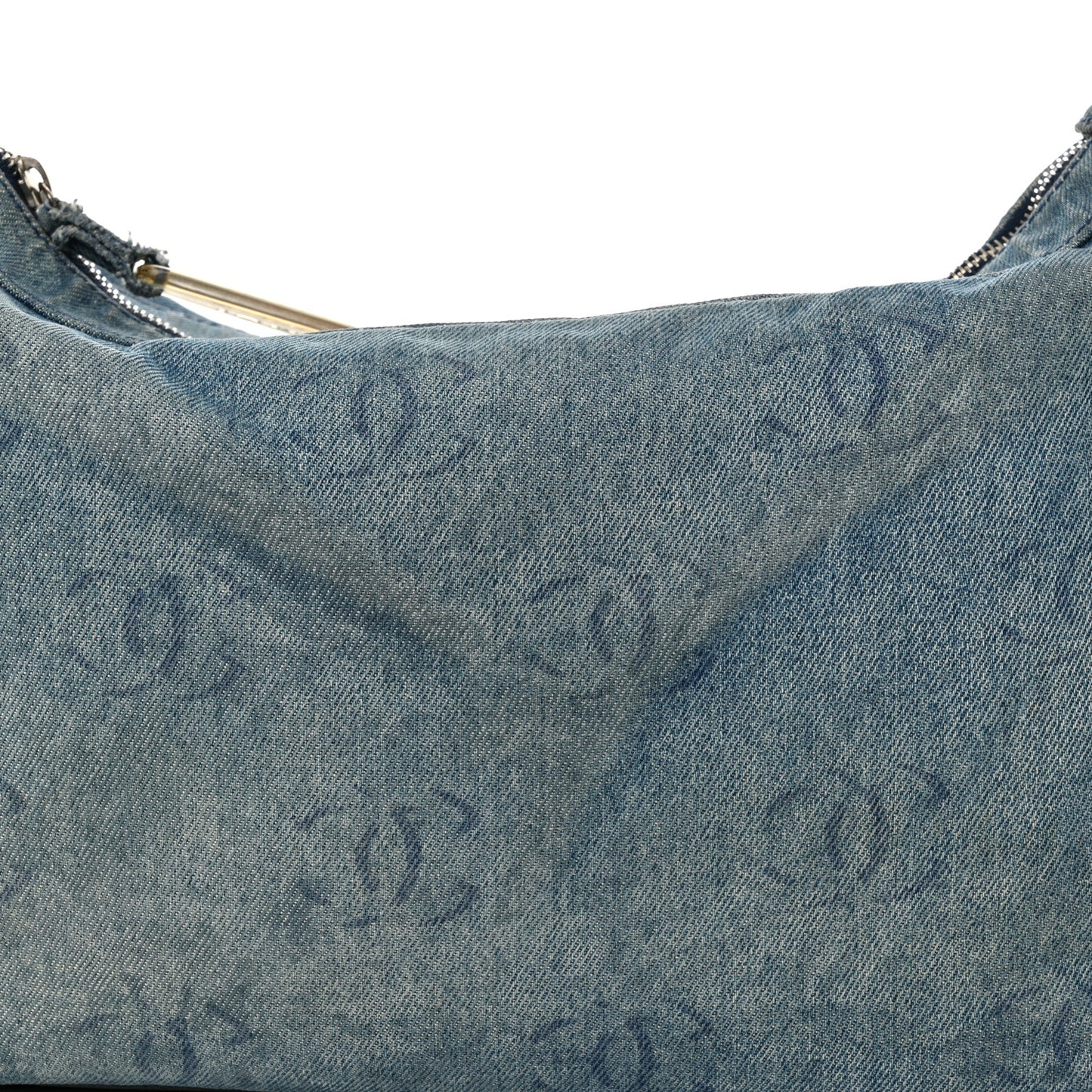 Denim CC Small Hobo Light Blue