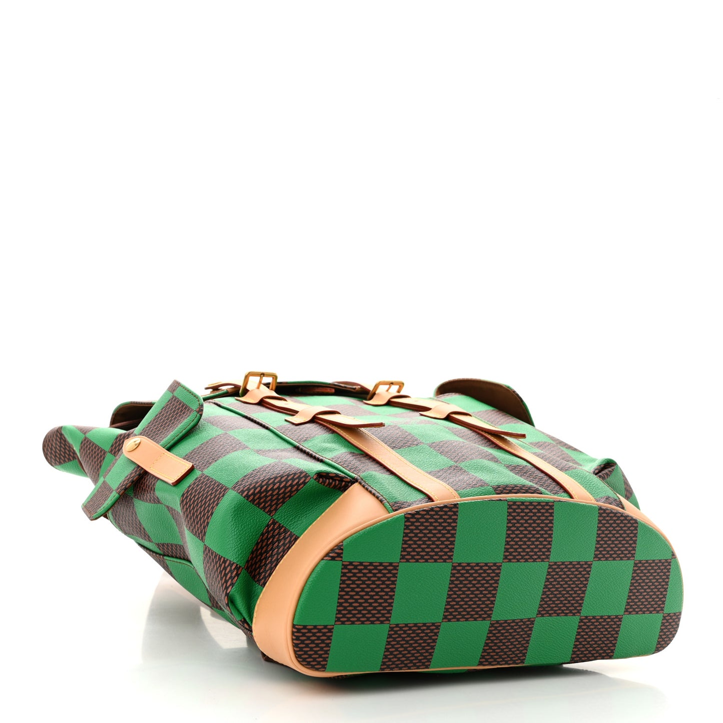 Damier Pop Christopher MM Backpack Green
