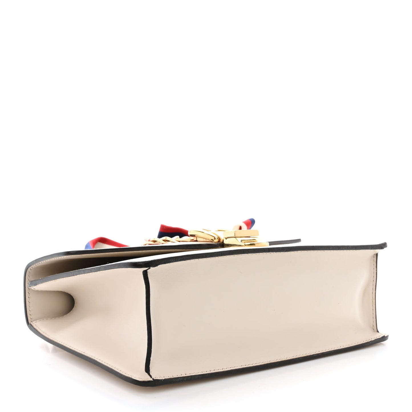 Calfskin Small Sylvie Shoulder Bag Off White