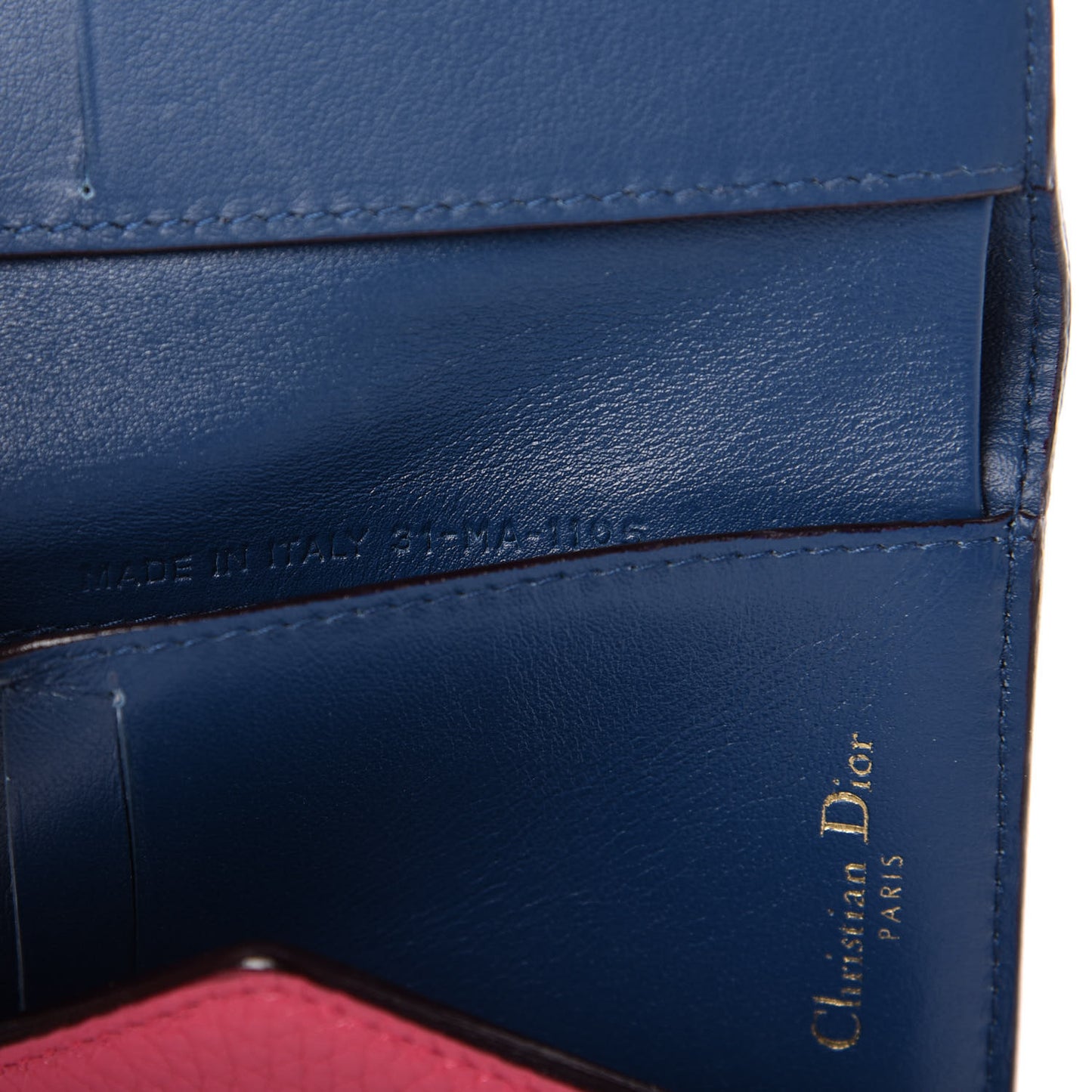 Bullcalf Diorissimo Medium Envelope Wallet Pink