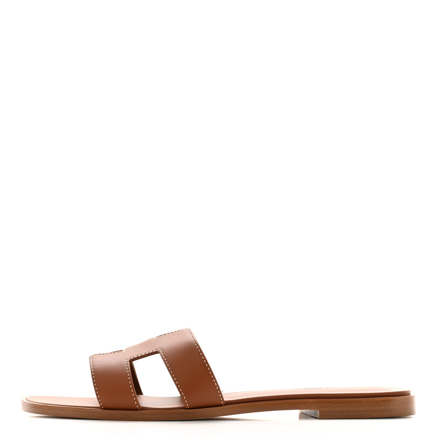Box Calfskin Oran Sandals 39.5 Gold