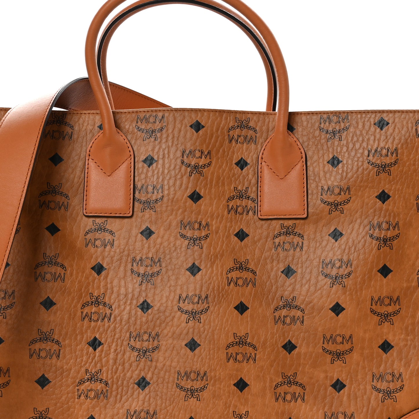 Visetos Large Munchen Tote Cognac