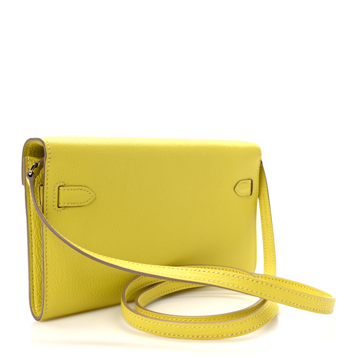 Chevre Mysore Kelly Wallet To Go Lime