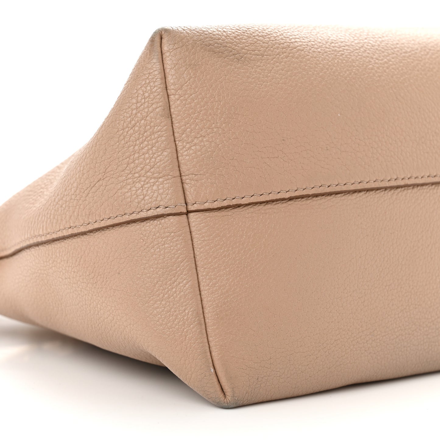 Vitello Daino Mini Shopping Tote Cammeo