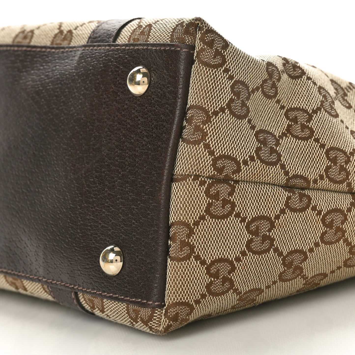 Monogram Medium Abbey Tote Brown