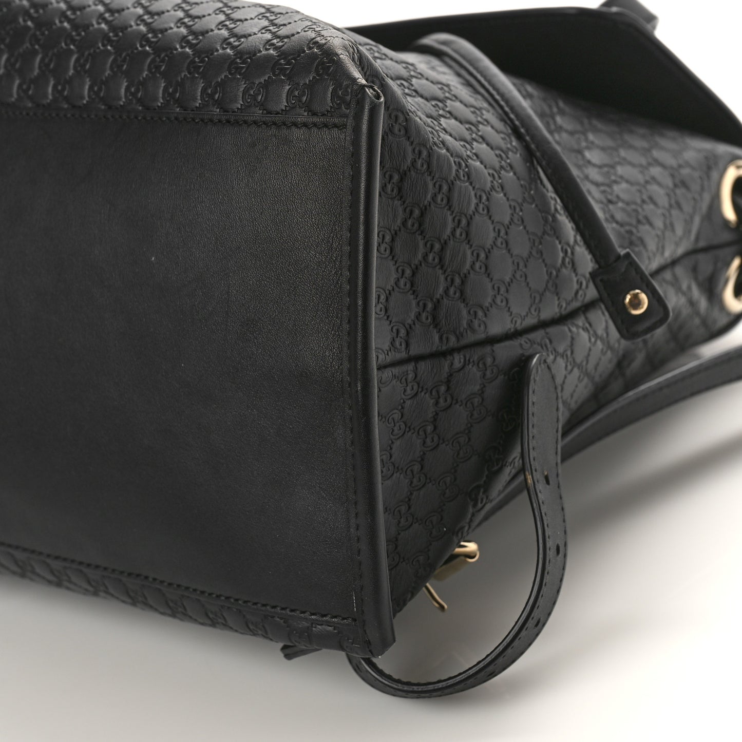 Microguccissima Drawstring Backpack Black