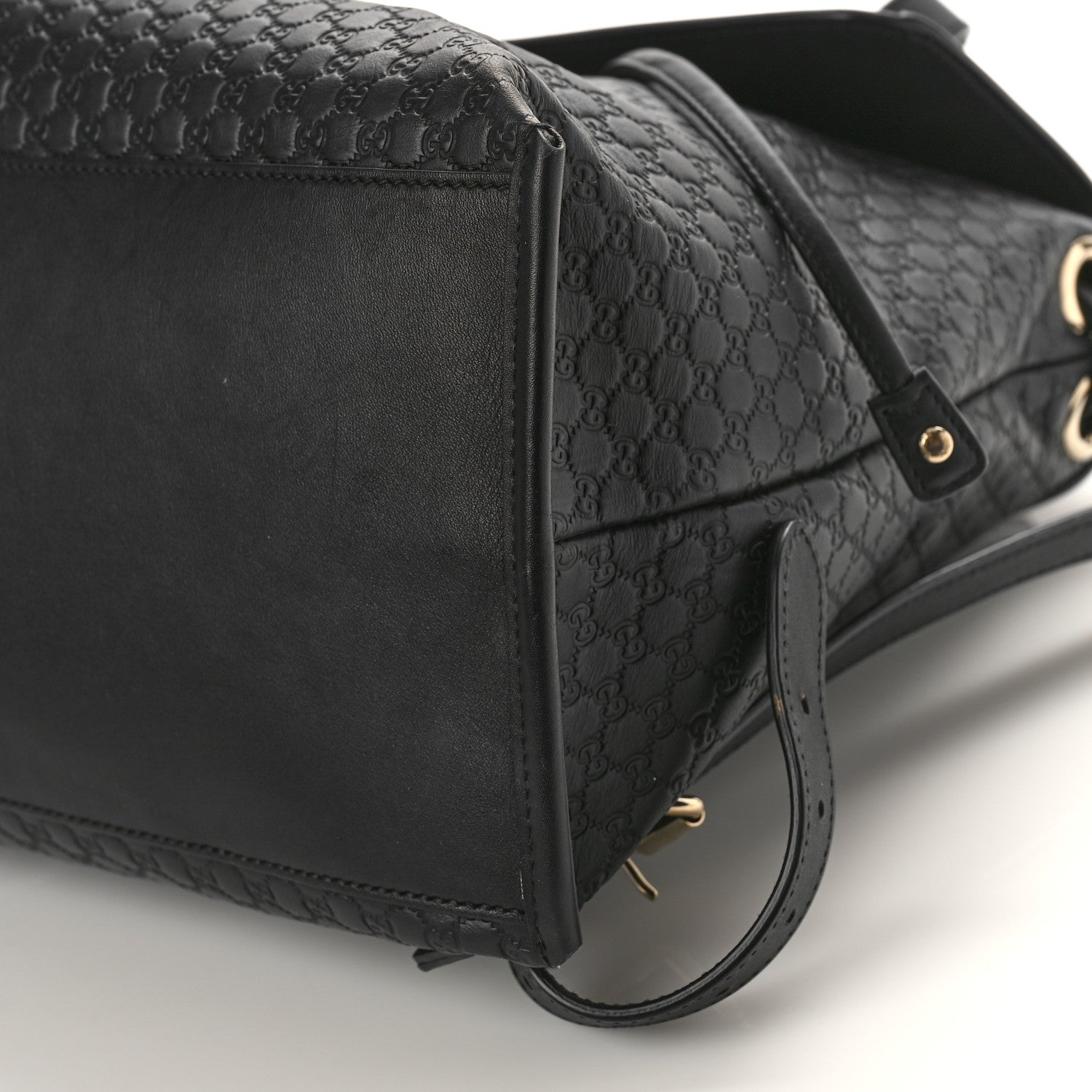 Gucci Microguccissima Drawstring Backpack Black 9 of 9