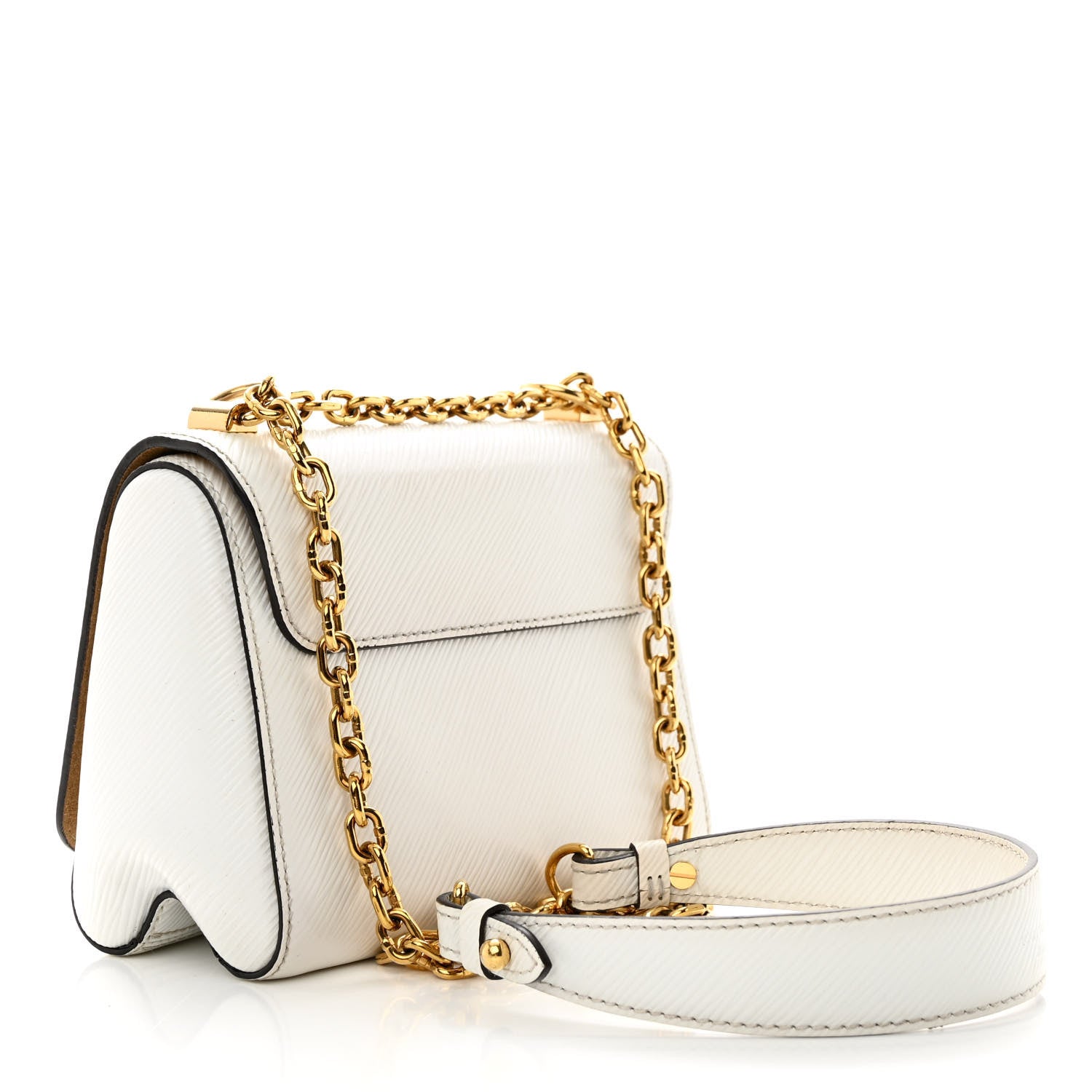 Louis Vuitton Epi Twist Shoulder Bag PM White 3 of 17