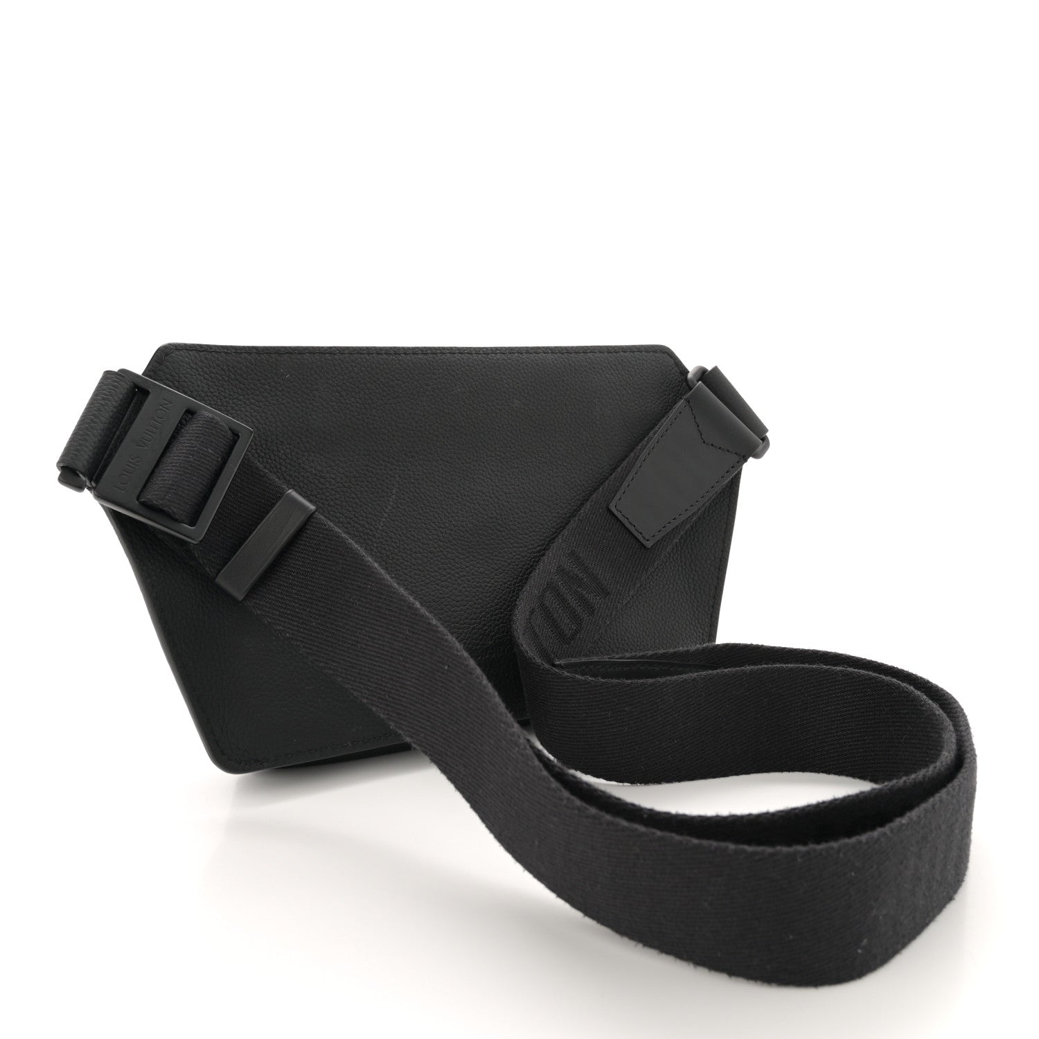 Louis Vuitton Grained Calfskin Aerogram Slingbag Black 3 of 14