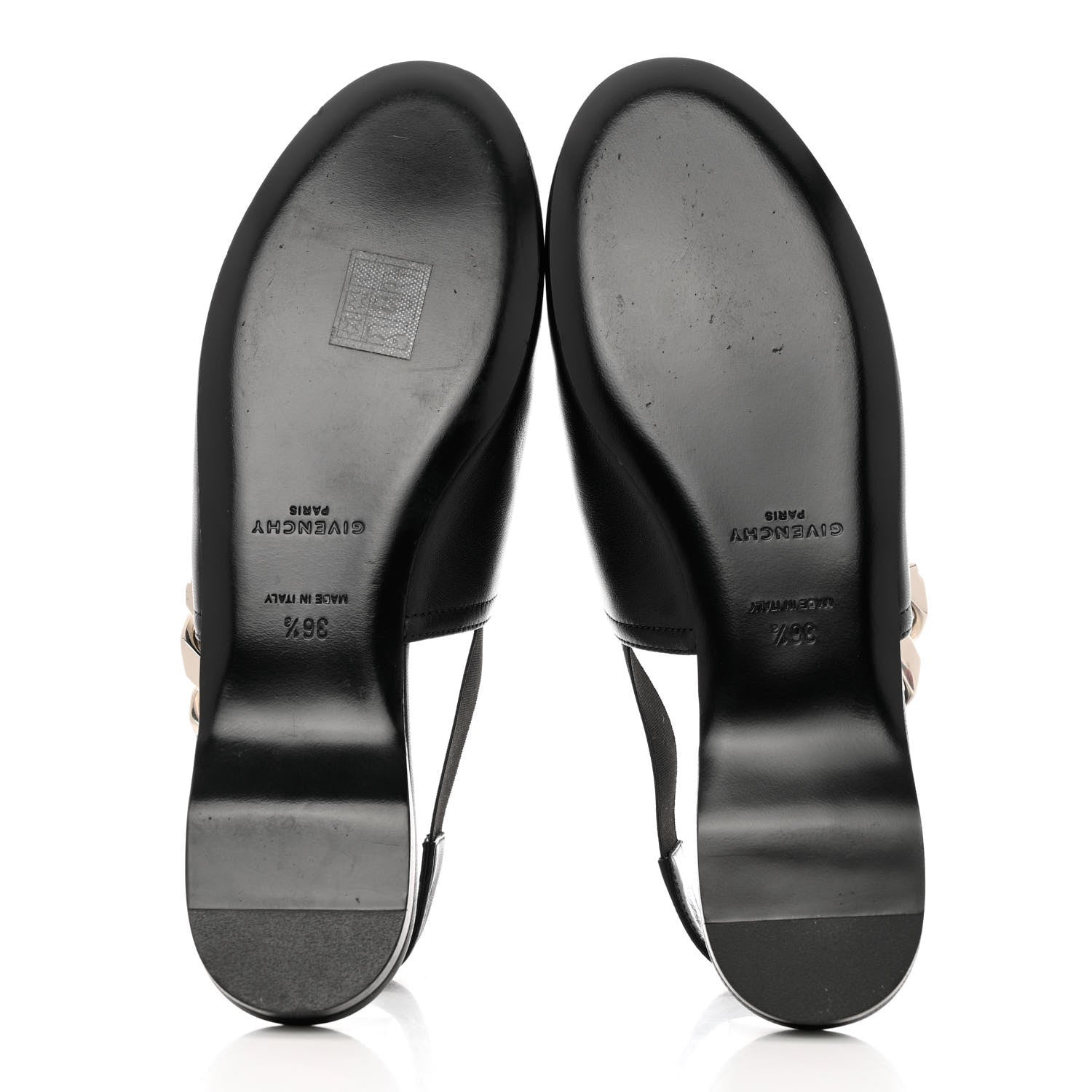 Givenchy Lambskin Chain Mule 36.5 Black 5 of 12