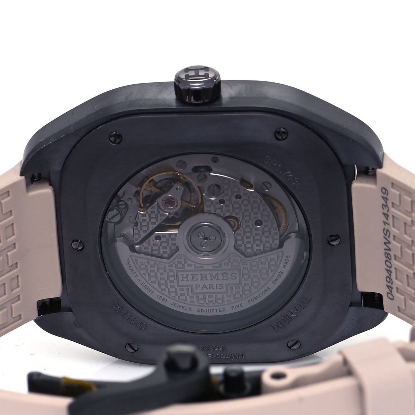 Titanium Rubber 39mm H08 Special Edition Automatic Watch Taupe