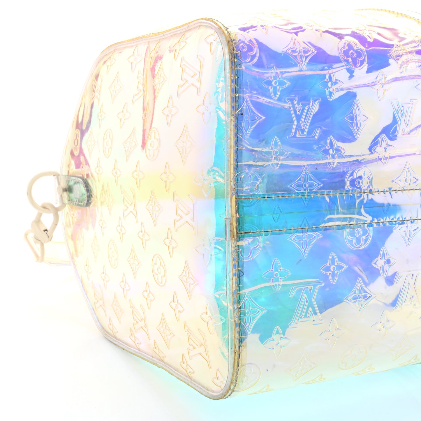 PVC Monogram Keepall Bandouliere 50 Iridescent Prism