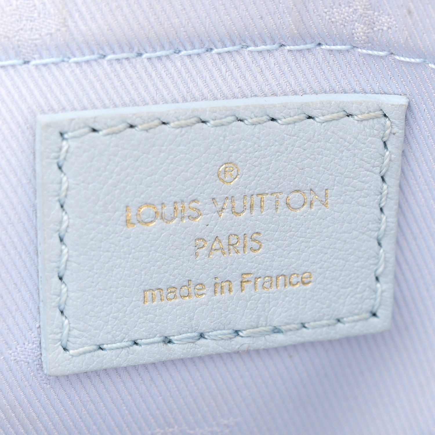 Louis Vuitton Calfskin Bubblegram Alma BB Ice Blue 5 of 11