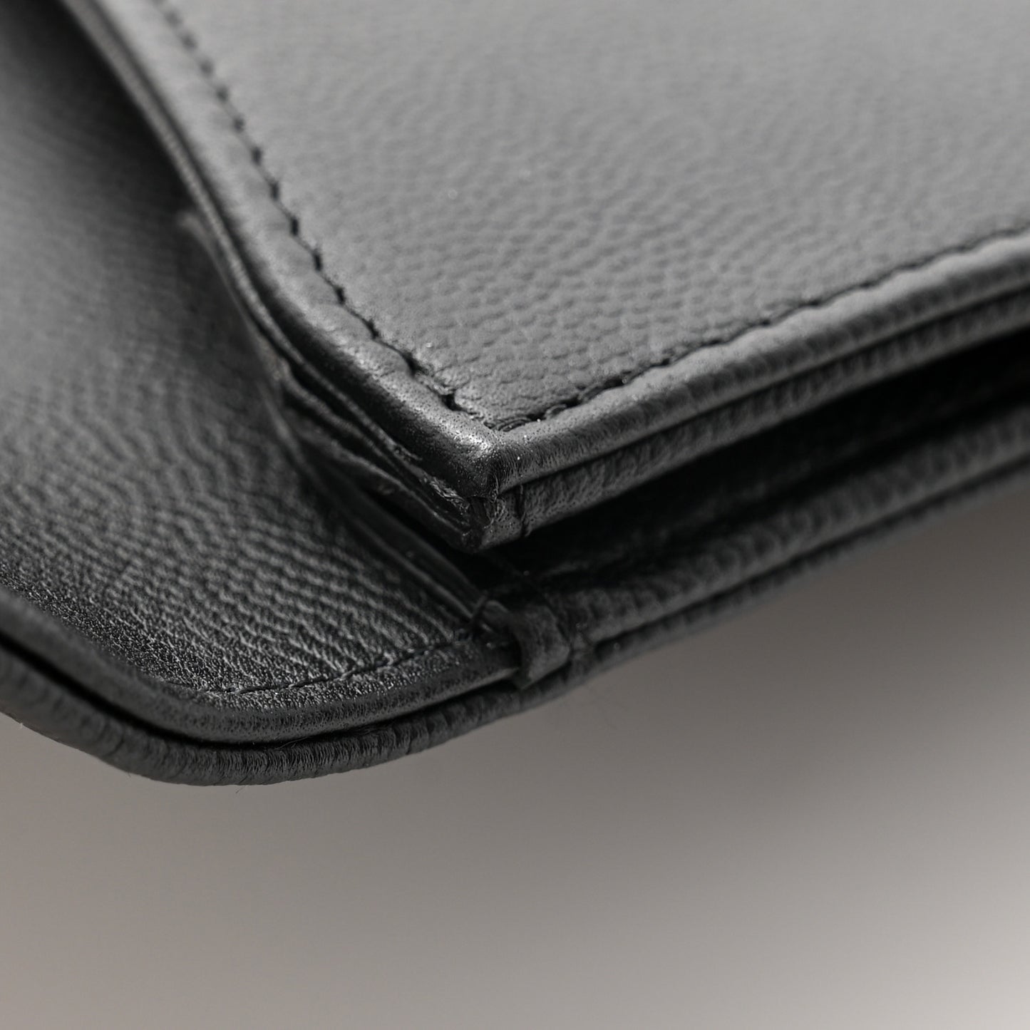 Caviar Envelope Clutch Black