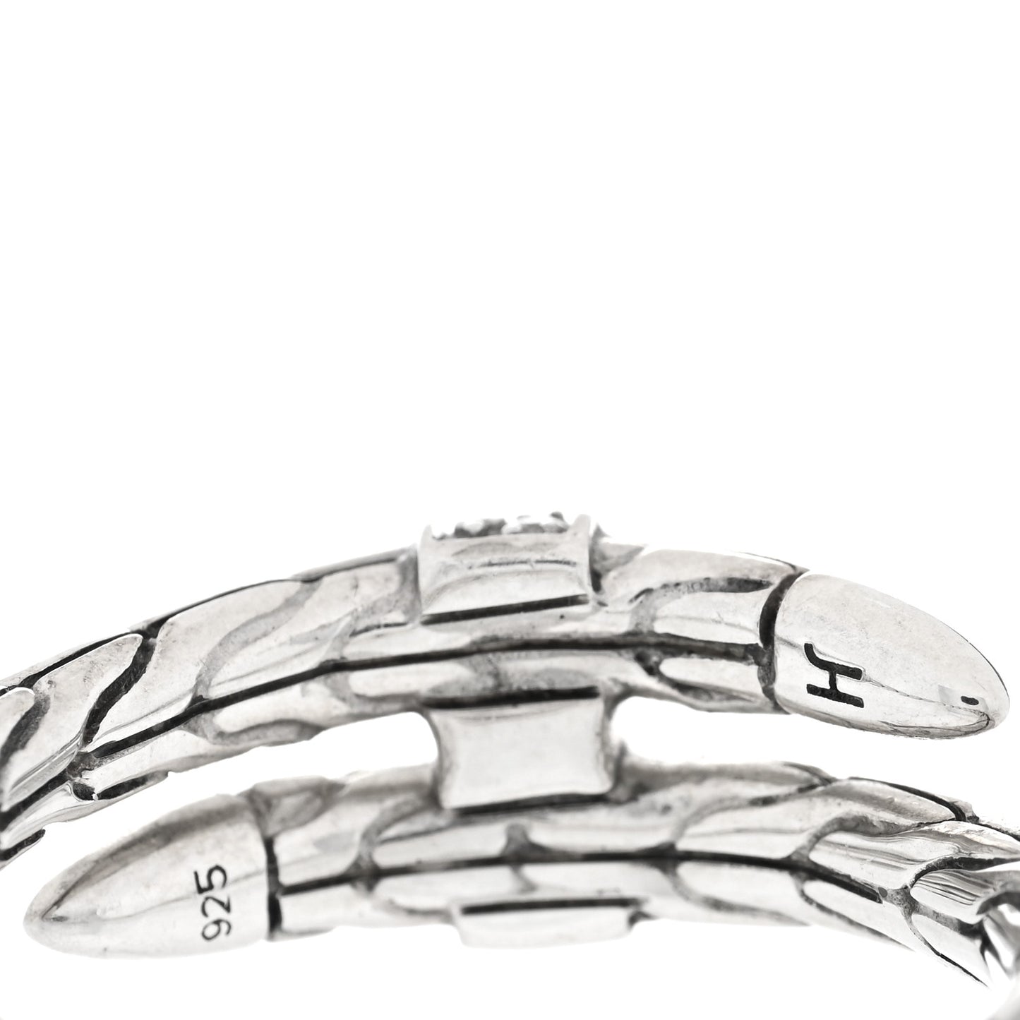 Sterling Silver Diamond Spear Ring 54 7