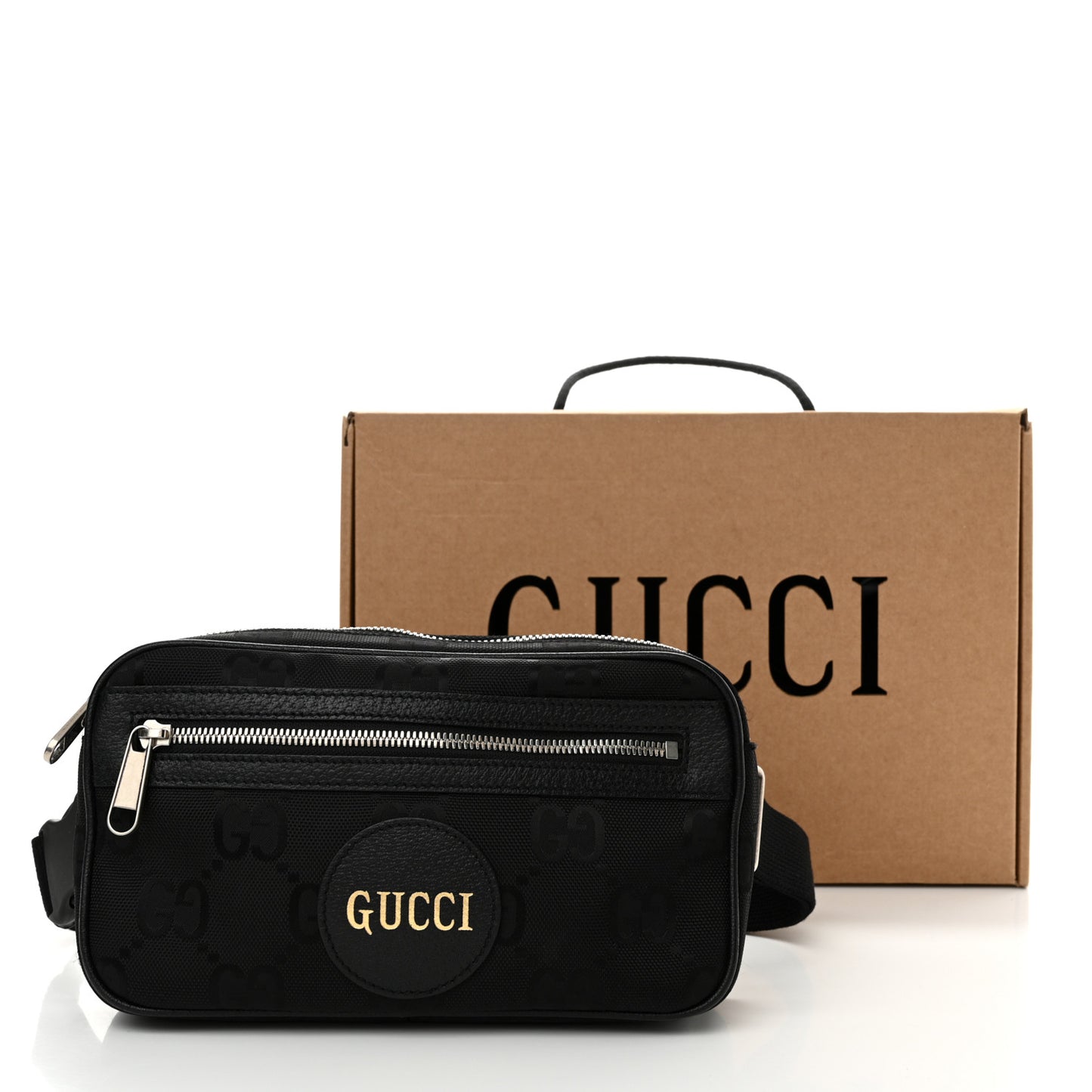Econyl Nylon Monogram Off The Grid Belt Bag Black