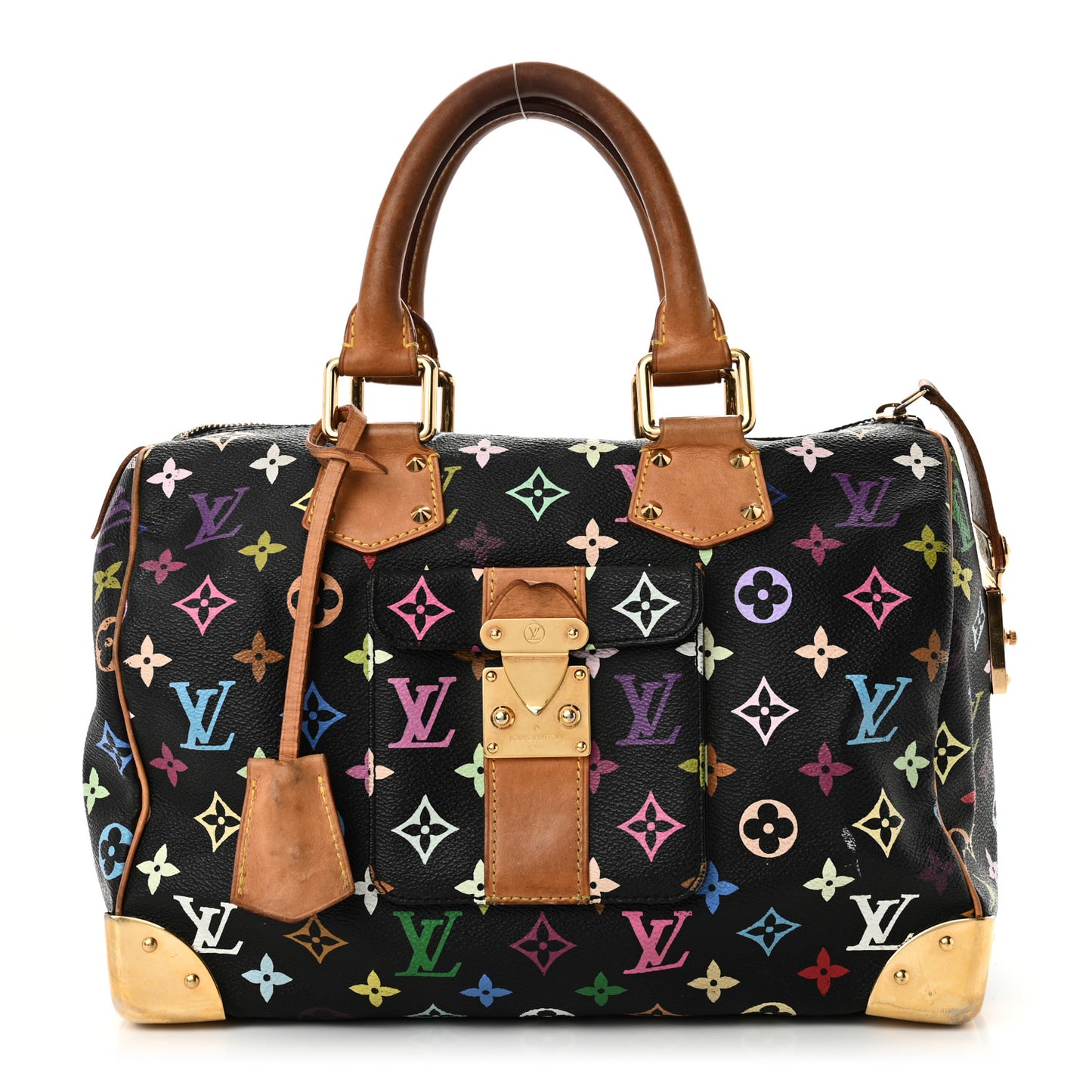 Monogram Multicolor Speedy 30 Black