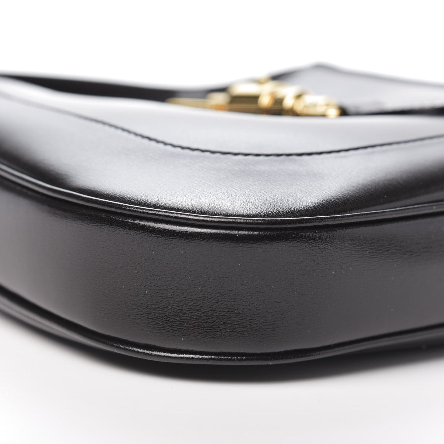 Boarded Dyana Lux Calfskin Small Jackie 1961 Hobo Black