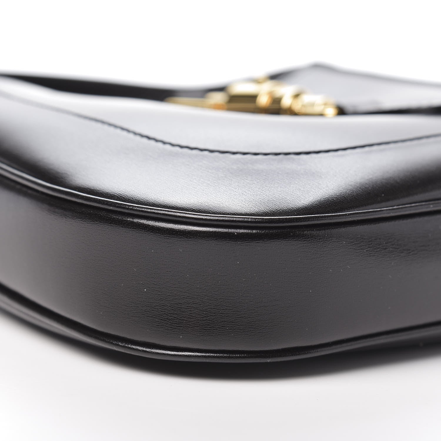 Gucci Boarded Dyana Lux Calfskin Small Jackie 1961 Hobo Black 8 of 11