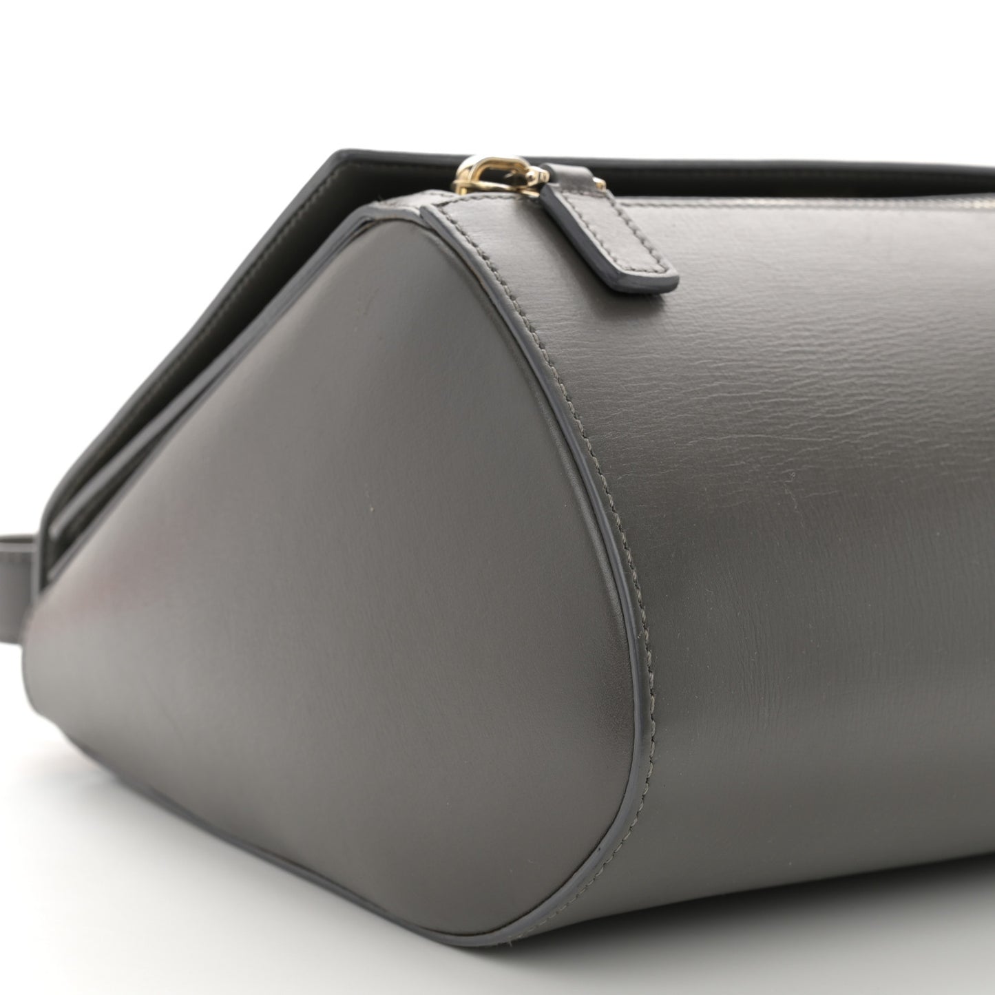 Textured Calfskin Medium Pandora Box Crossbody Bag Black