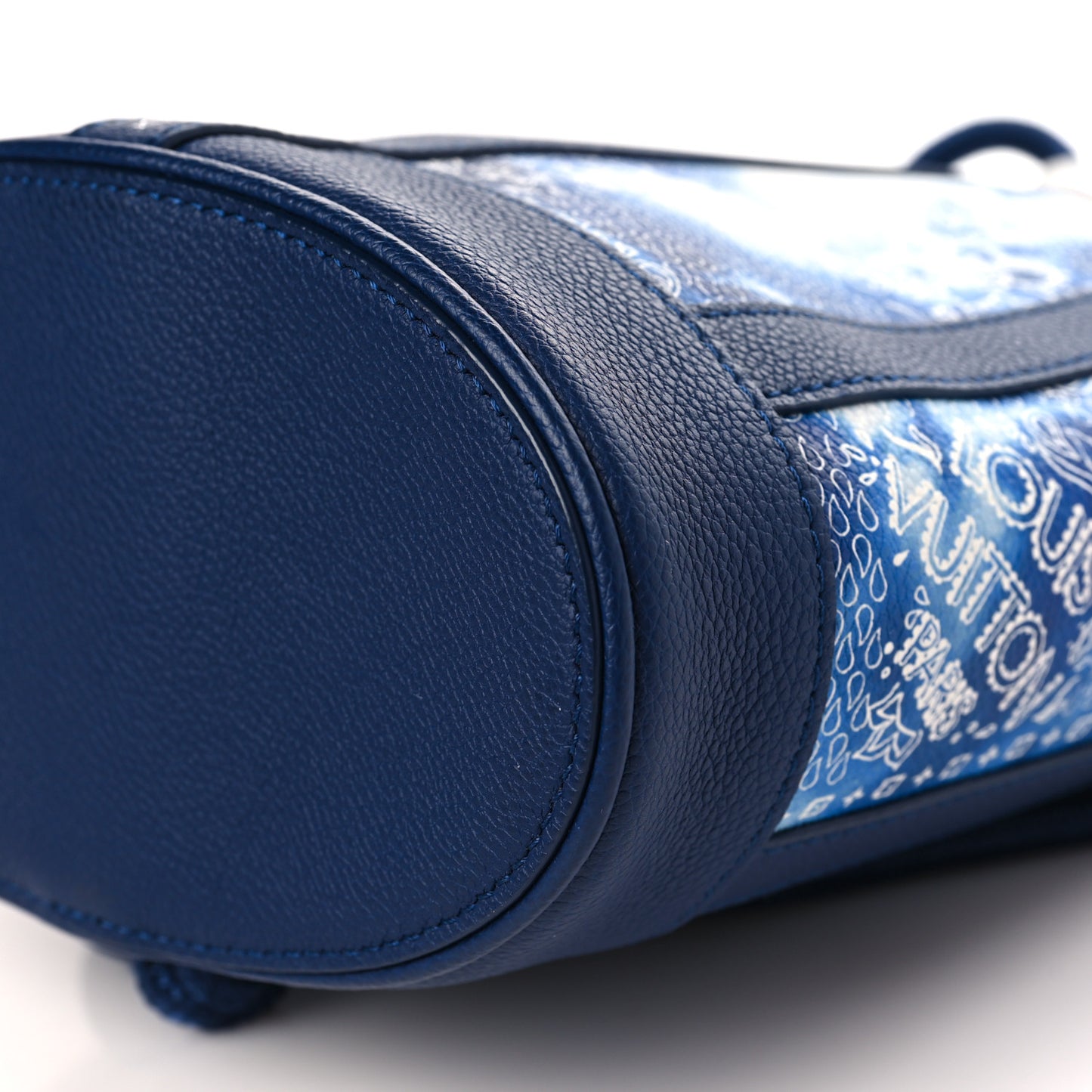 Cowhide Monogram Bandana Randonnee PM Blue