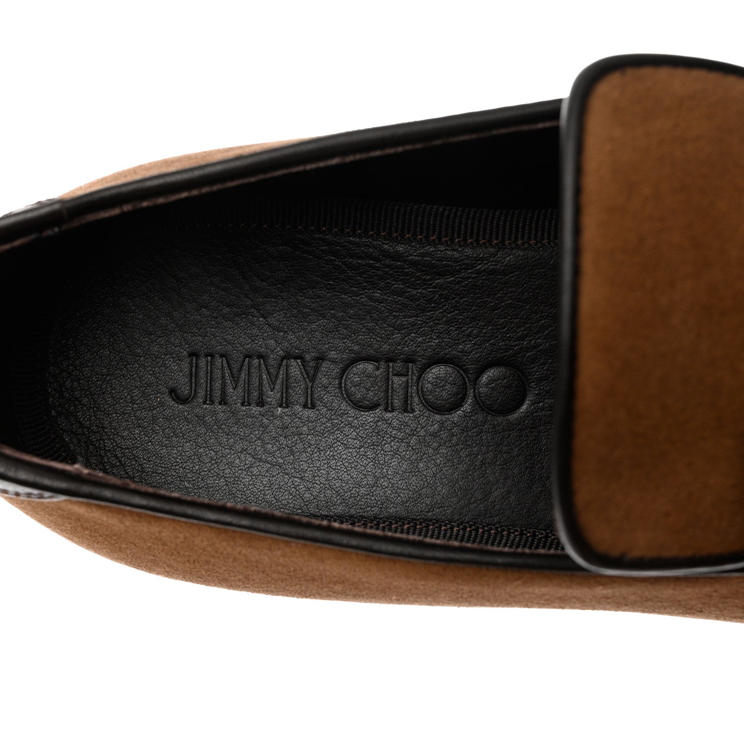 Jimmy Choo Suede Mens Foxley Tassel Loafers 41.5 Autumn Khaki 6 of 12