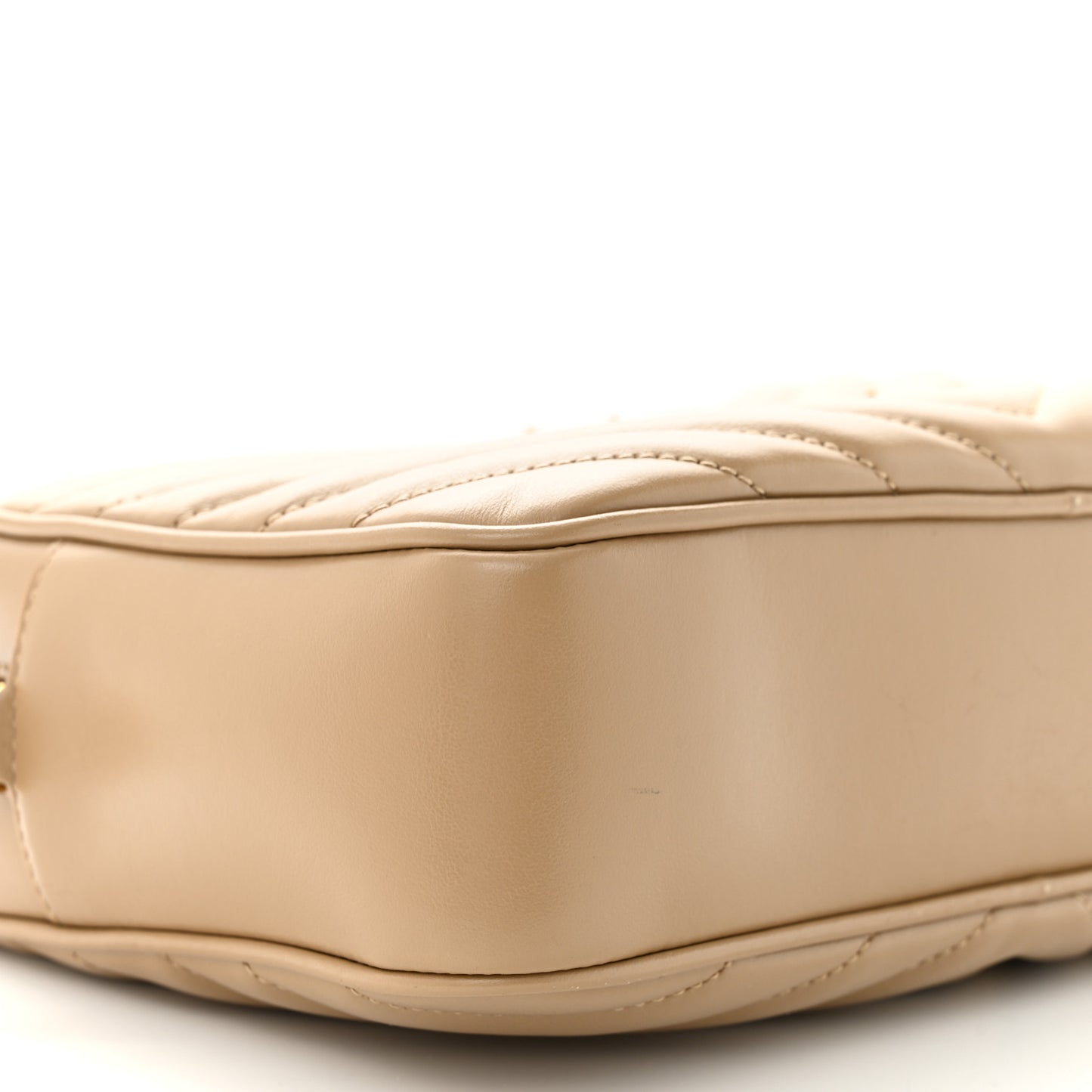 Calfskin Matelasse Monogram Lou Camera Bag Dark Latte