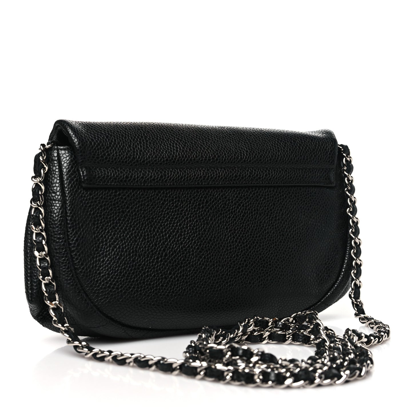 Caviar Half Moon Wallet On Chain WOC Black
