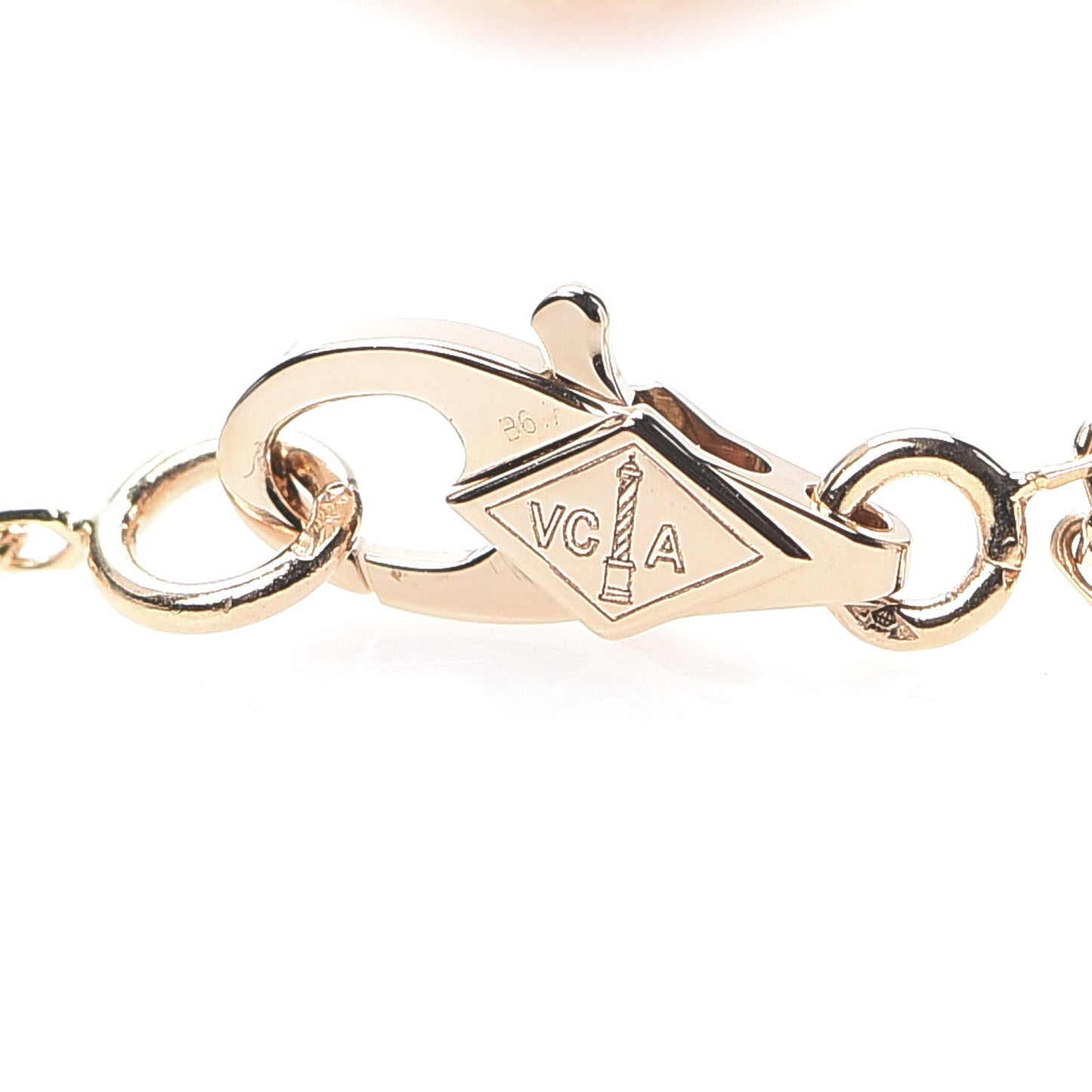 18K Rose Gold Carnelian Sweet Alhambra Bracelet