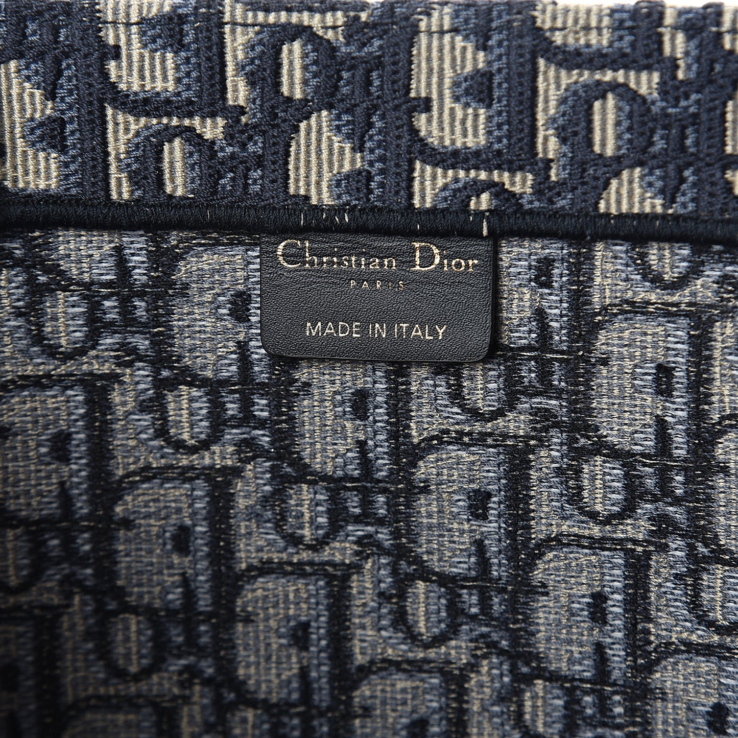Oblique Book Tote Blue Multicolor