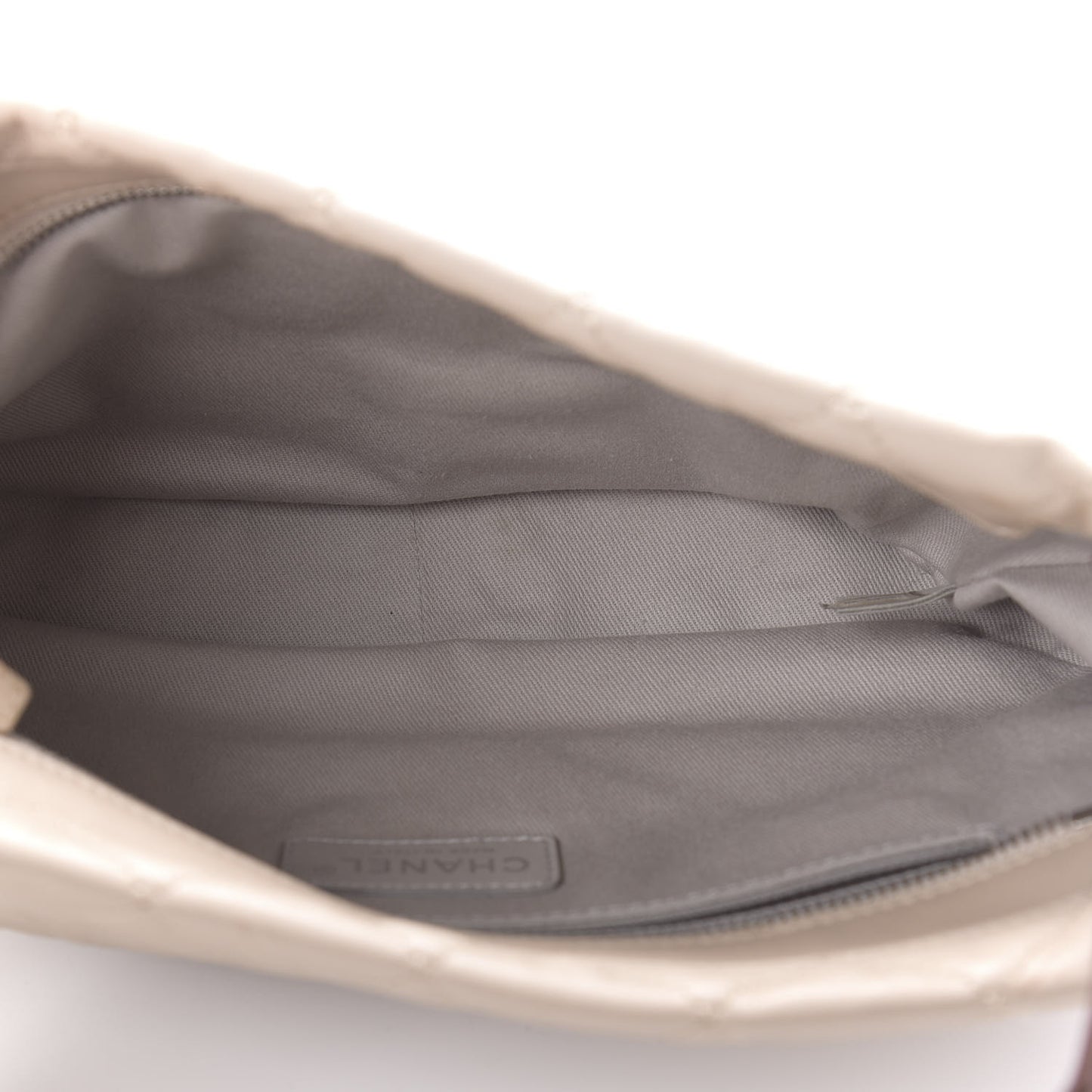 Calfskin Country Chic Small Shoulder Bag Ecru Brown