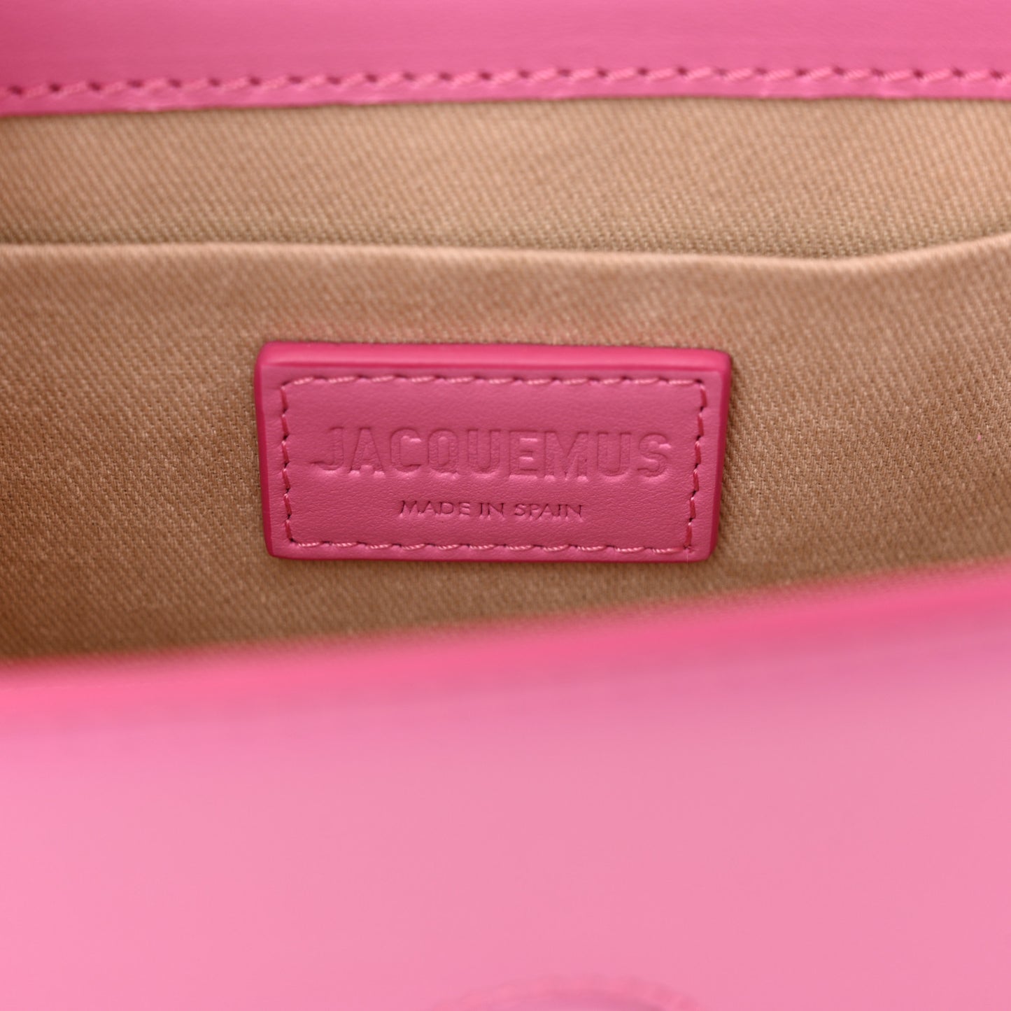 Smooth Calfskin Le Sac Rond Pink