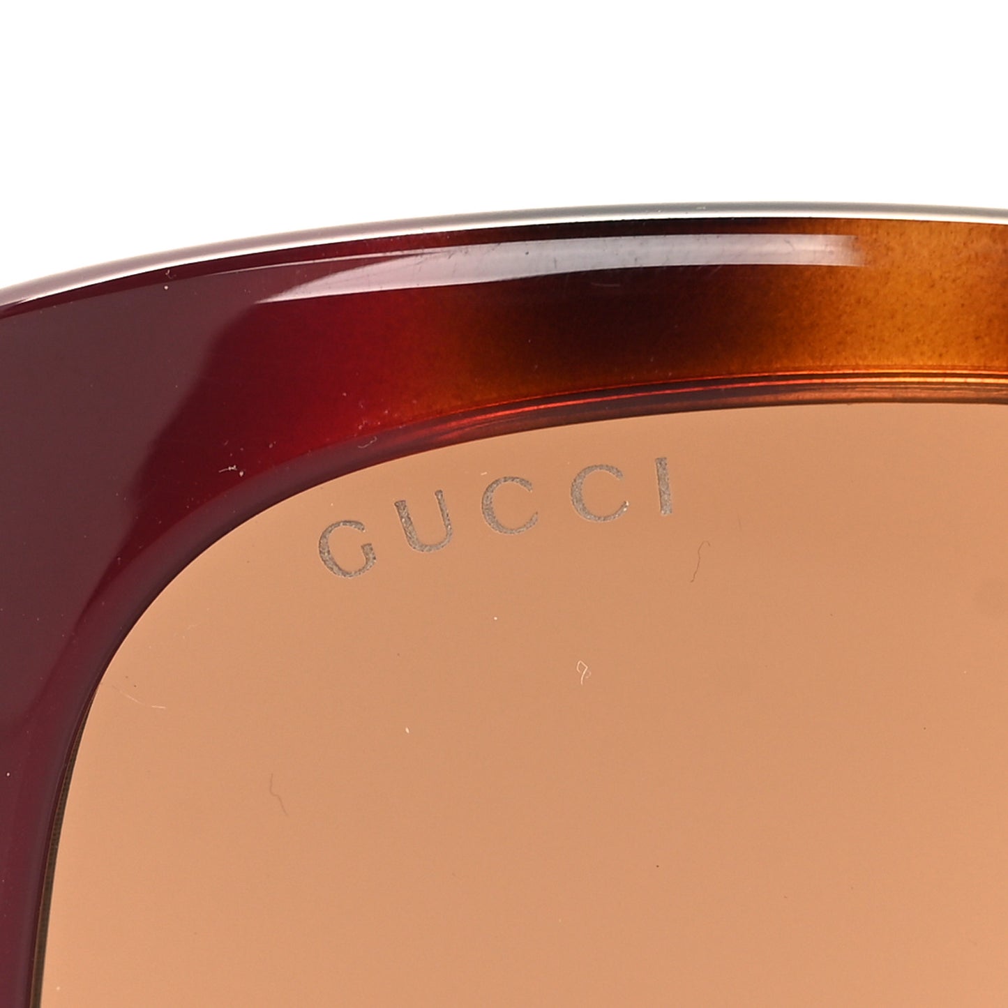 Acetate Square Frame Chain Sunglasses GG1029SA