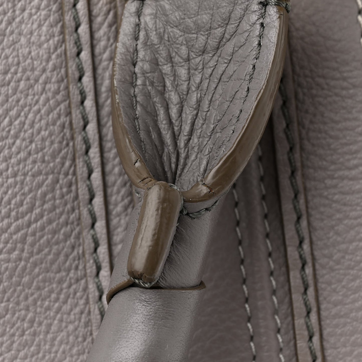 Calfskin Large New Marcie Tote Cashmere Grey