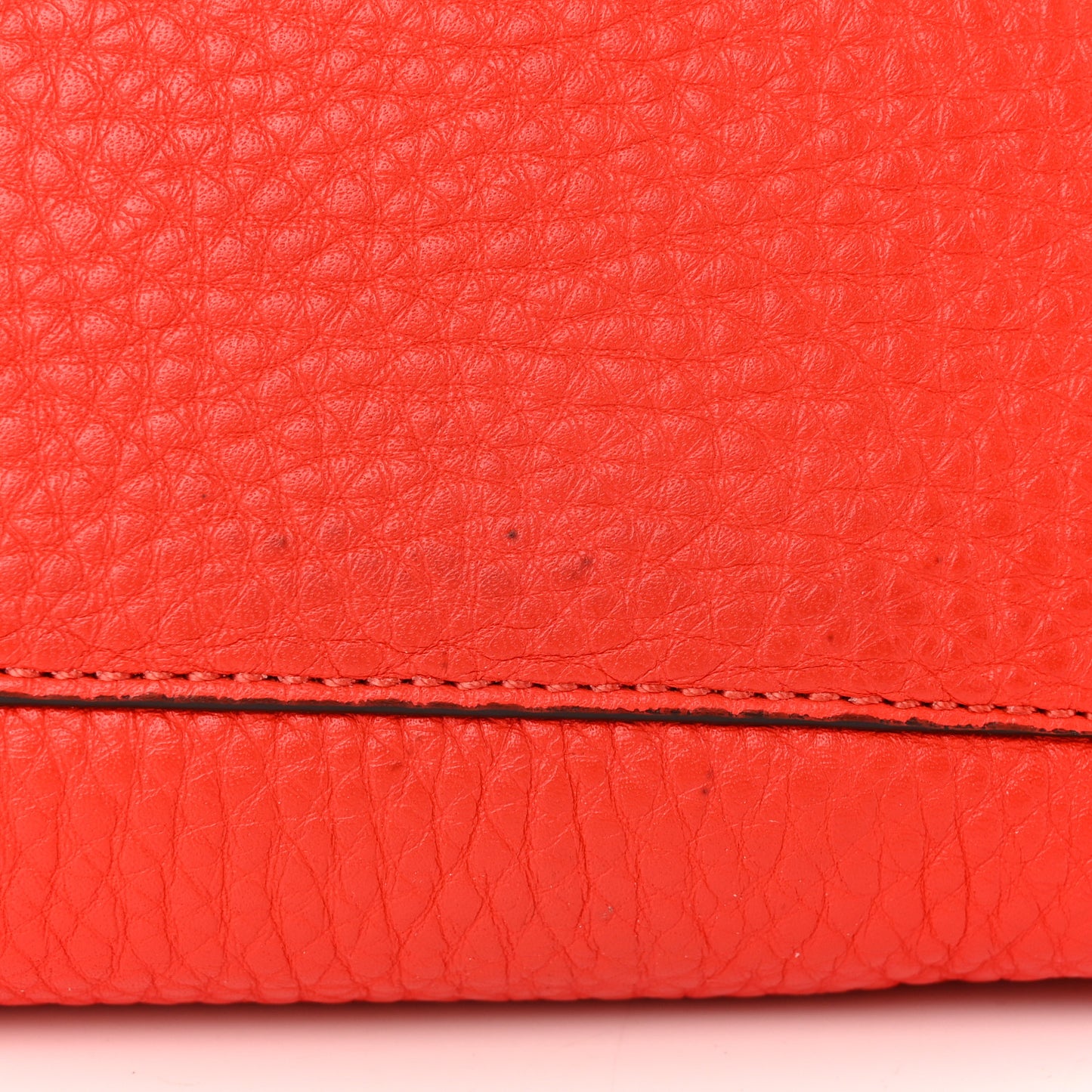 Cuoio Romano Selleria Medium Peekaboo X-Lite Fiamma Rosso