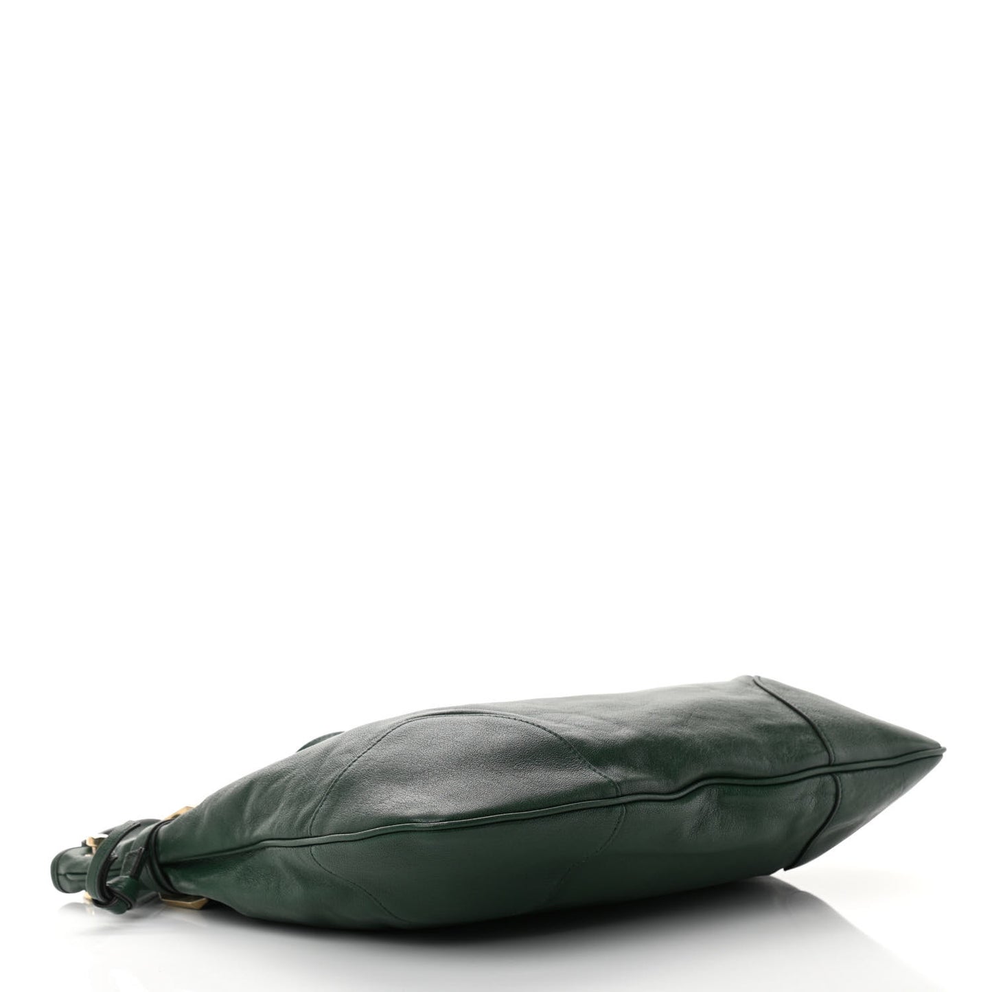 Sakai Calfskin Horsebit 1955 Cinch Top Messenger Bag Vintage Green